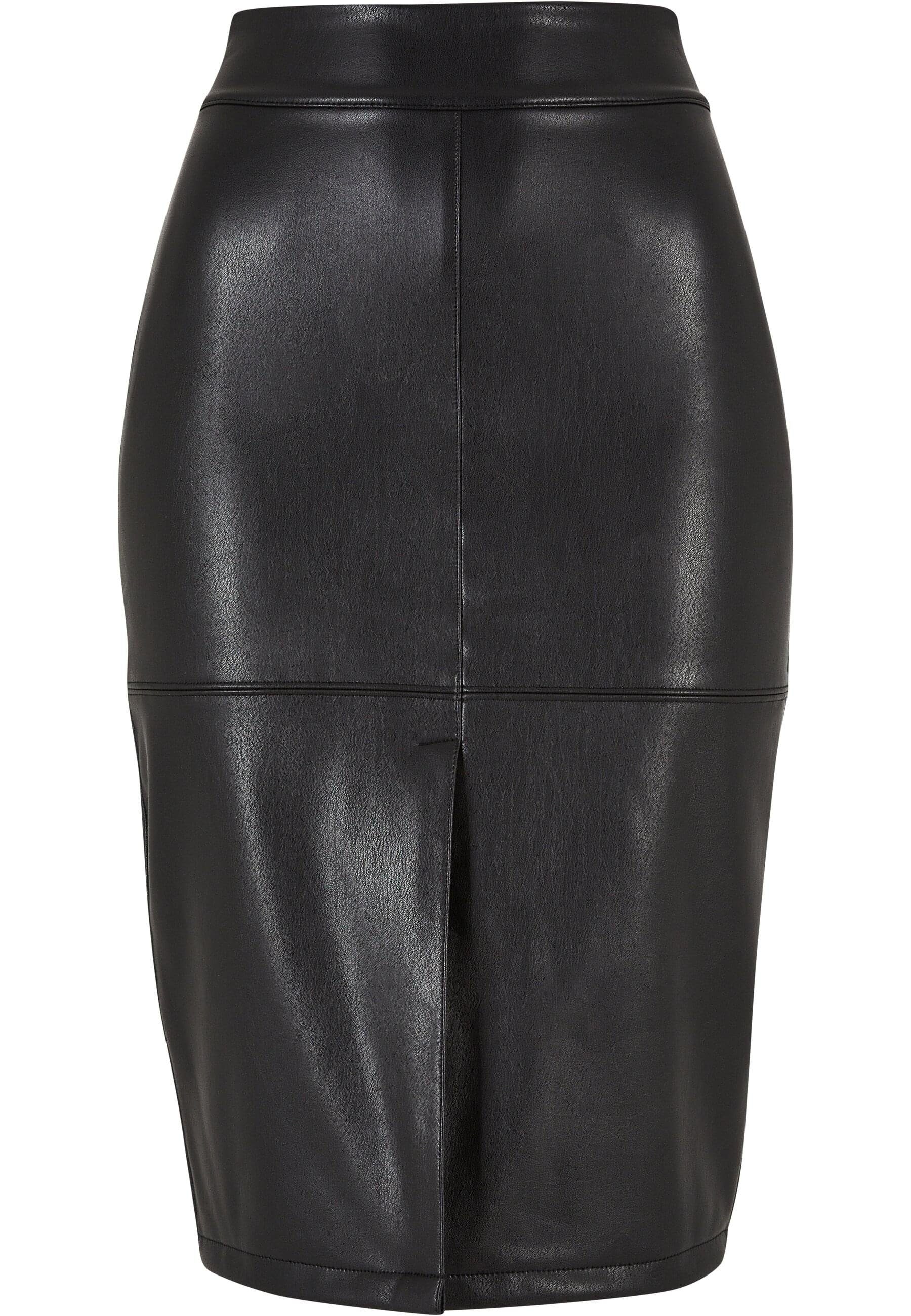 URBAN CLASSICS Sommerrock Urban Classics Damen Ladies Synthetic Leather Pencil Skirt (1-tlg)