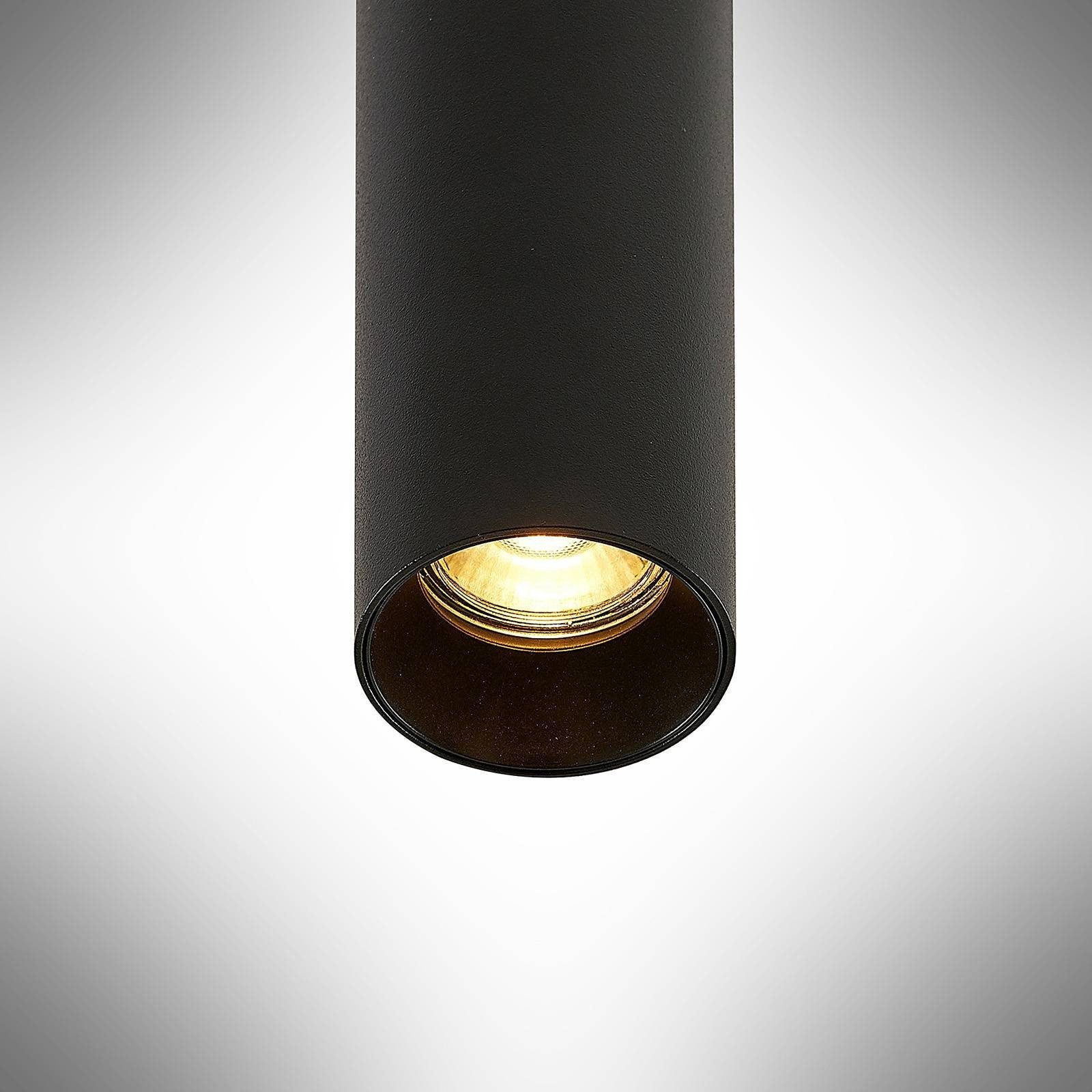 Arcchio Hängeleuchte Ejona, Metall, Schwarz IP20, 1 x 8 W LED