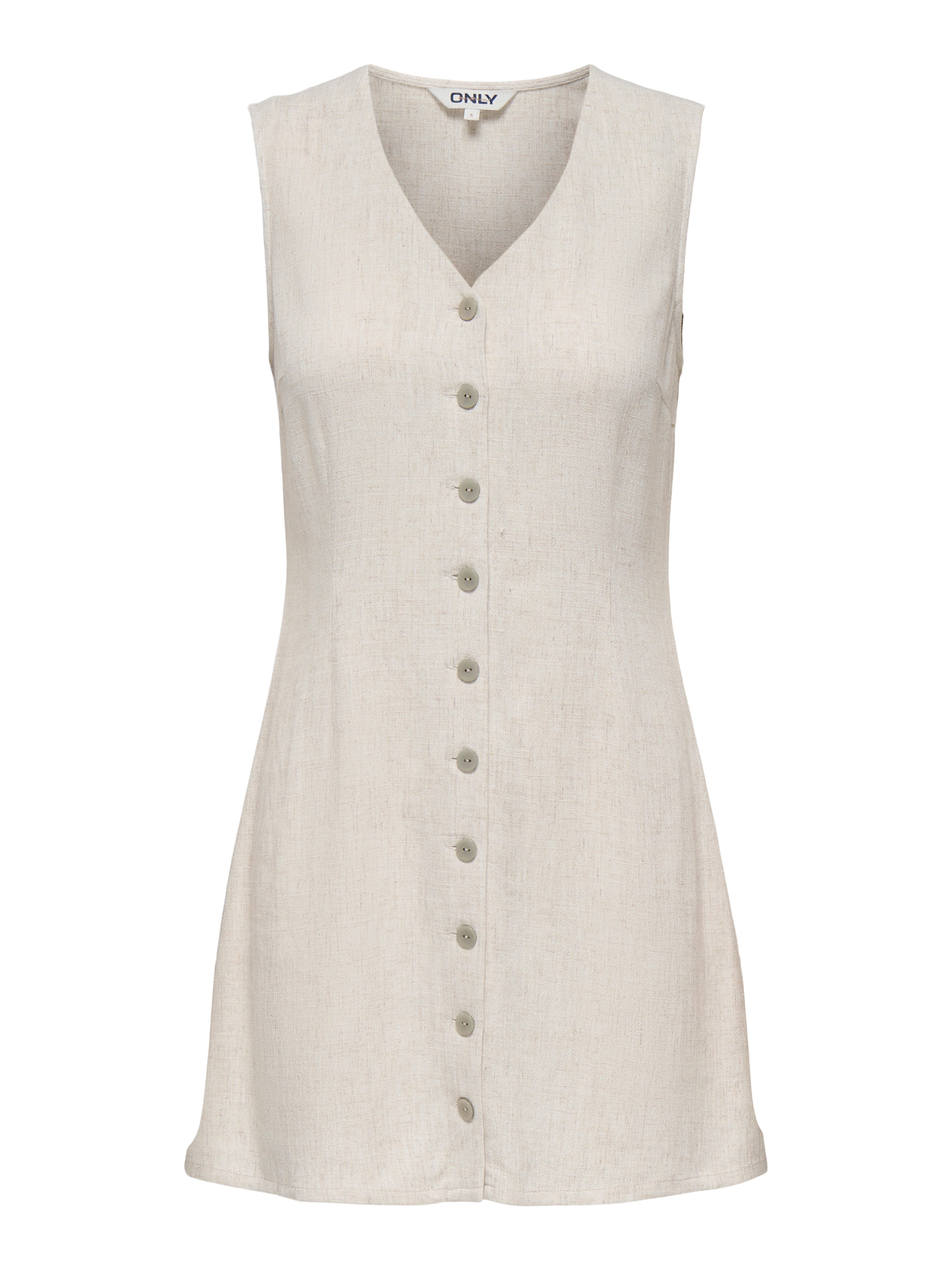 Minikleid ONLSIESTA LIN BL SL SHORT DRESS PNT NOOS