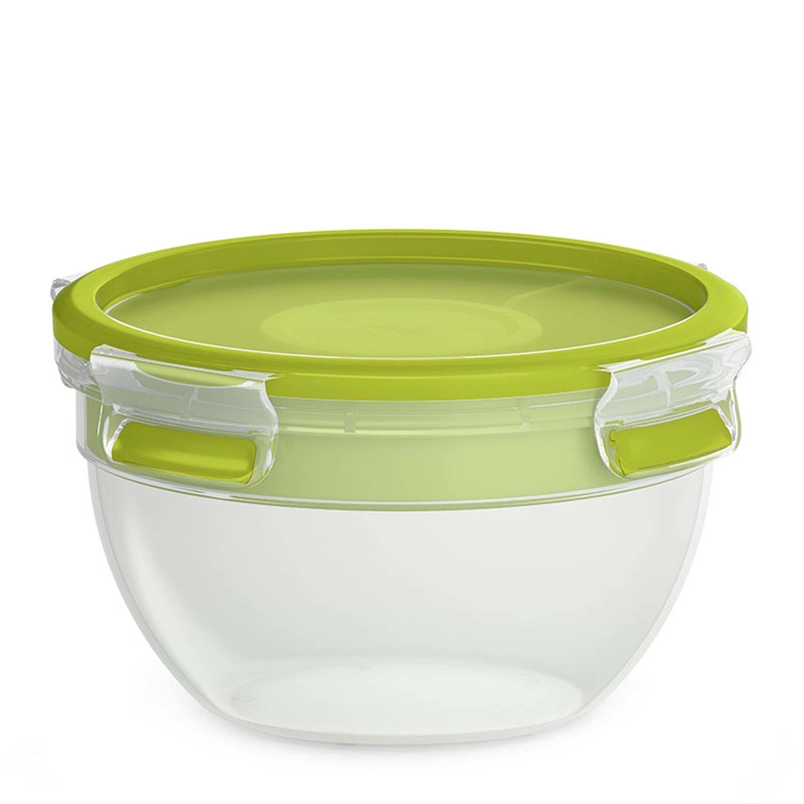 Salatbox (5-tlg) Kunststoff, Emsa Einsätzen clip Salatbox go, mit Grün