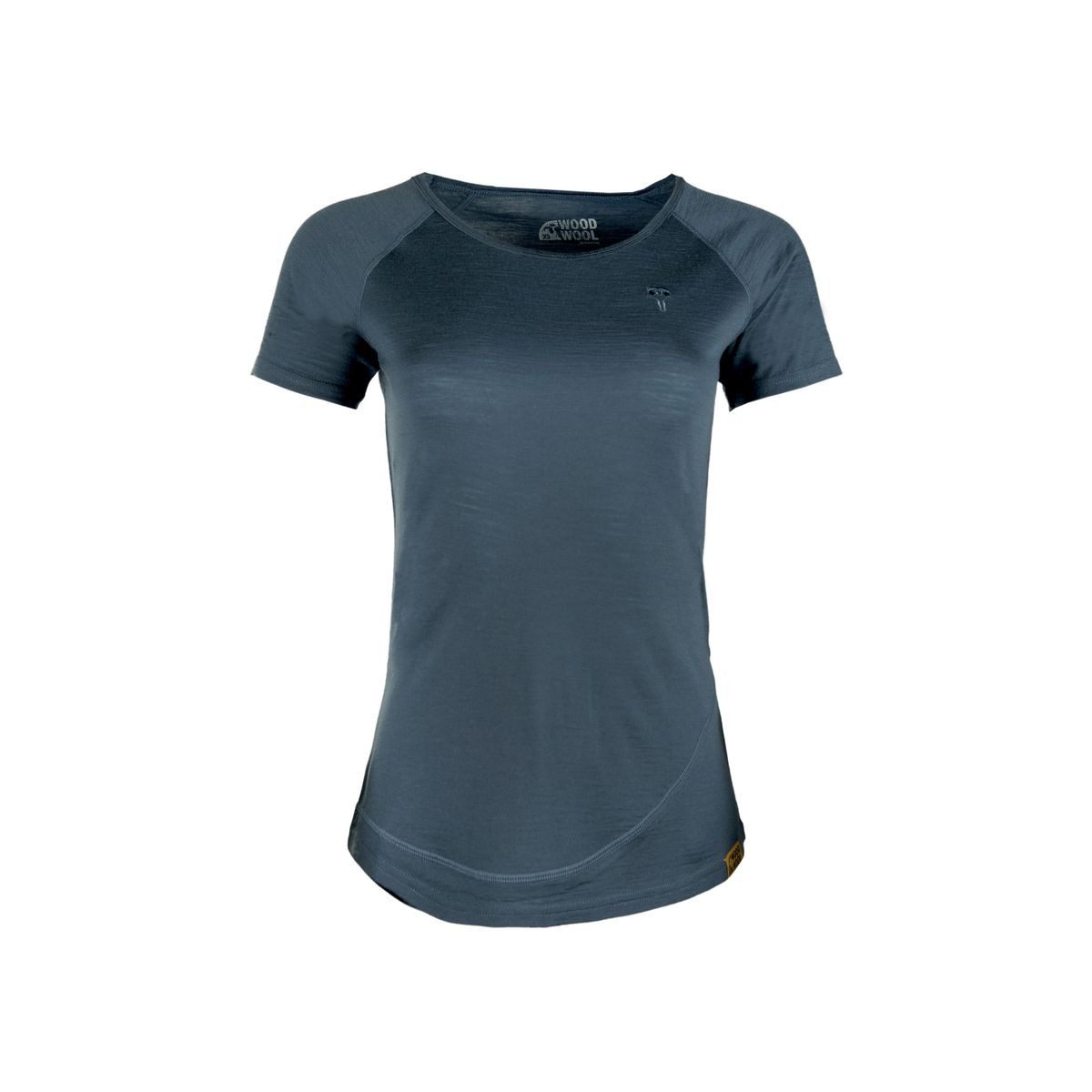 Grüezi bag Kurzarmshirt Woodwool T-shirt Lady Burnham Vielseitiges Outdoor-Shirt aus Merinowolle und Holzfasern für
