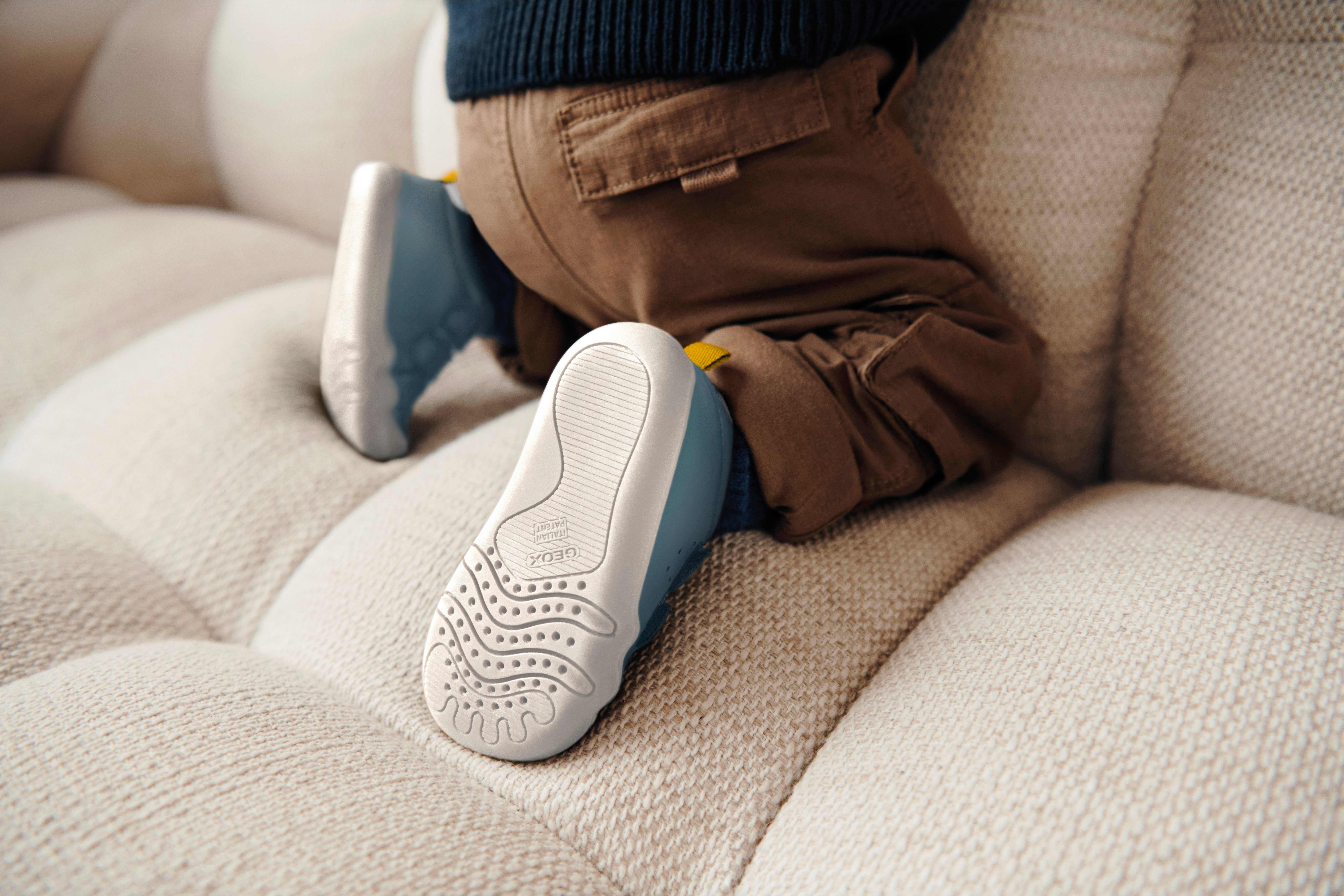 Geox B STEPPIEUP BOY Barfußschuh Babyschuh, hochgezogener Vorderkappe, Größenschablone zum Download