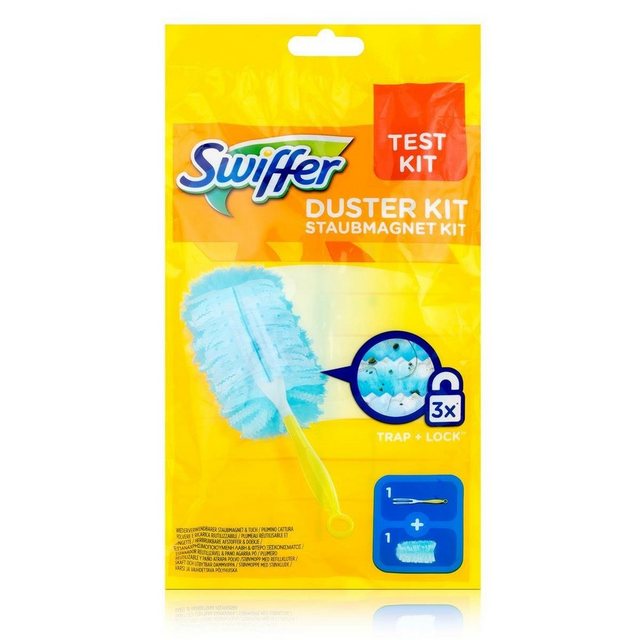 Swiffer Swiffer Duster Kit Staubmagnet Kit – ein Handgriff & ein Tuch Reinigungstücher