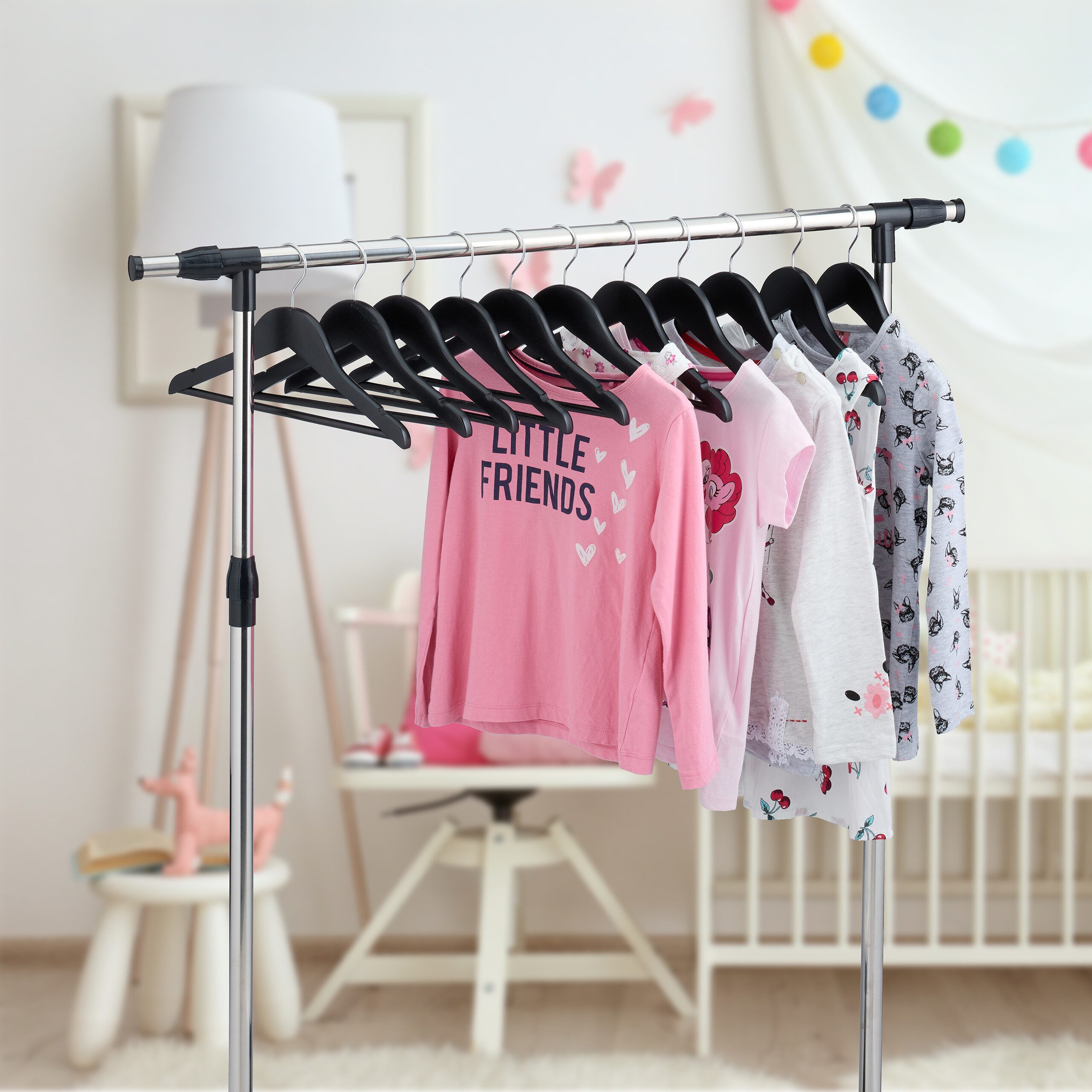 relaxdays Kleiderbügel Kinderkleiderbügel aus Holz im günstig online kaufen