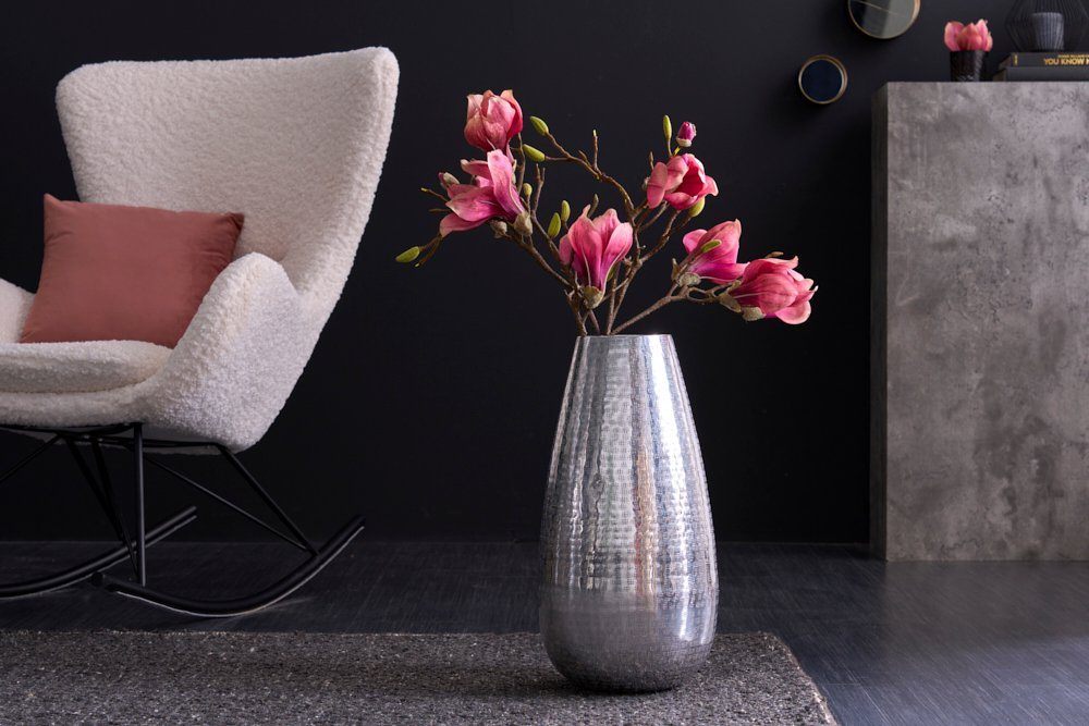 riess-ambiente Bodenvase ORIENT 50cm silber (1 günstig online kaufen