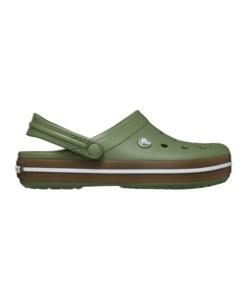 Crocs Sandale Crocband Gum Clog grün -1 Paar Badeschuh