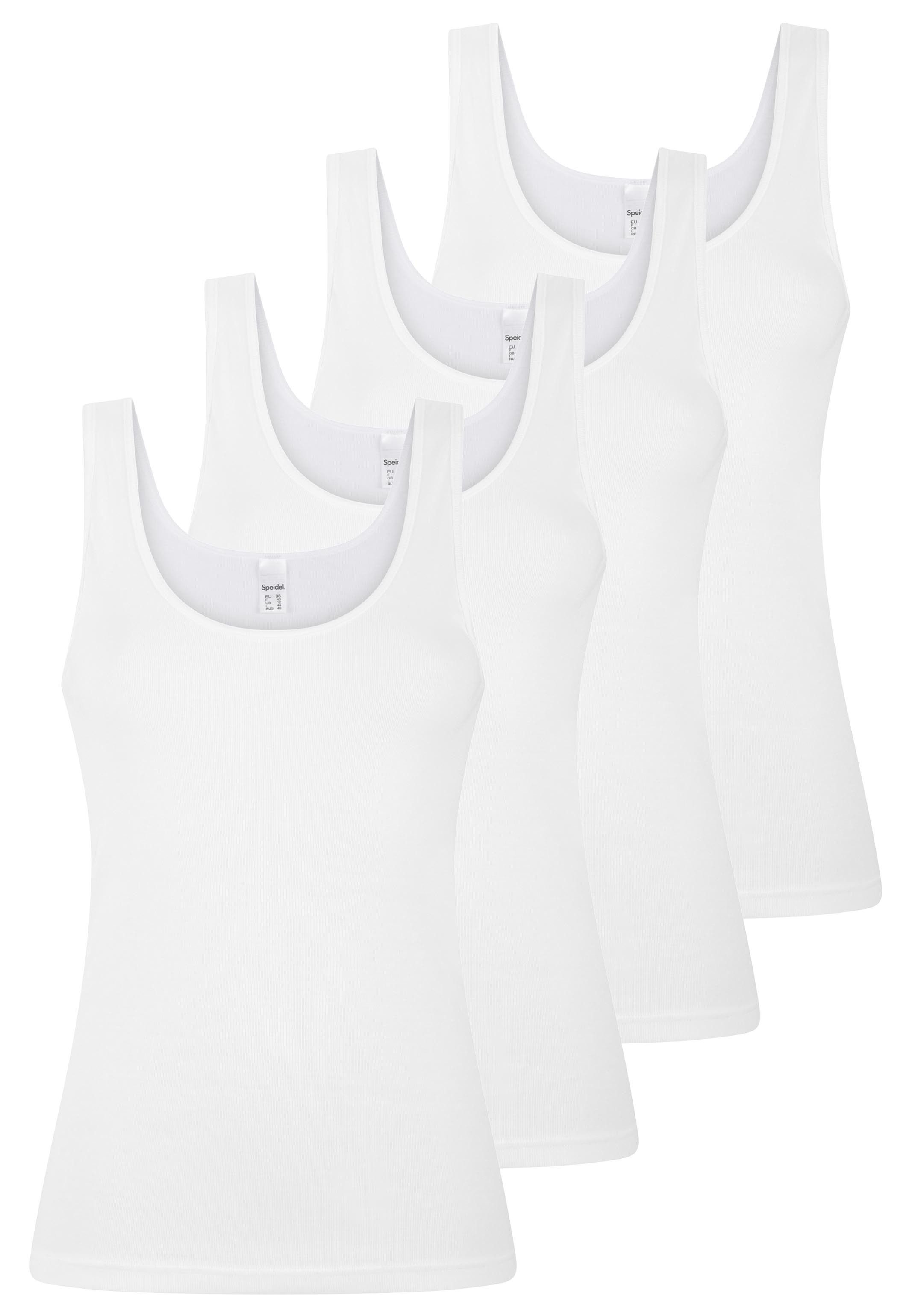 Speidel Unterhemd 4er Pack Basic (Spar-Set, 4-St) Unterhemd / Top - Baumwolle - Atmungsaktiv