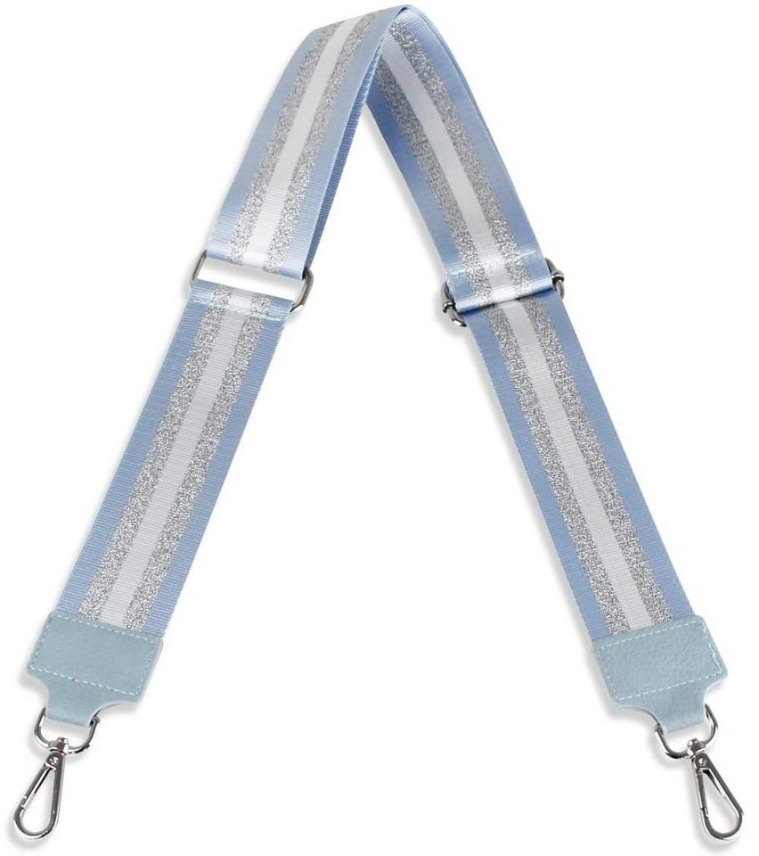 Fomax Schulterriemen 5cm Breit, Längenverstellbar mit Karabiner Farbe Silber, viele Mustern tolle Kombination mit Ihrer Lieblingstaschen