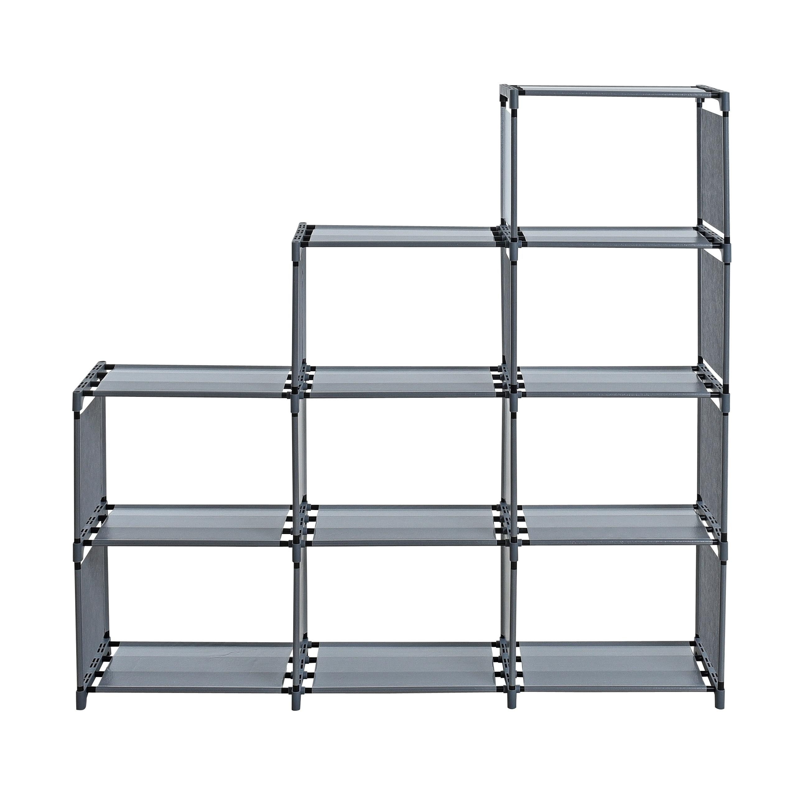 ESTEXO Regal Bücherregal Standregal Stufenregal Treppenregal Wandregal 9 Fä günstig online kaufen