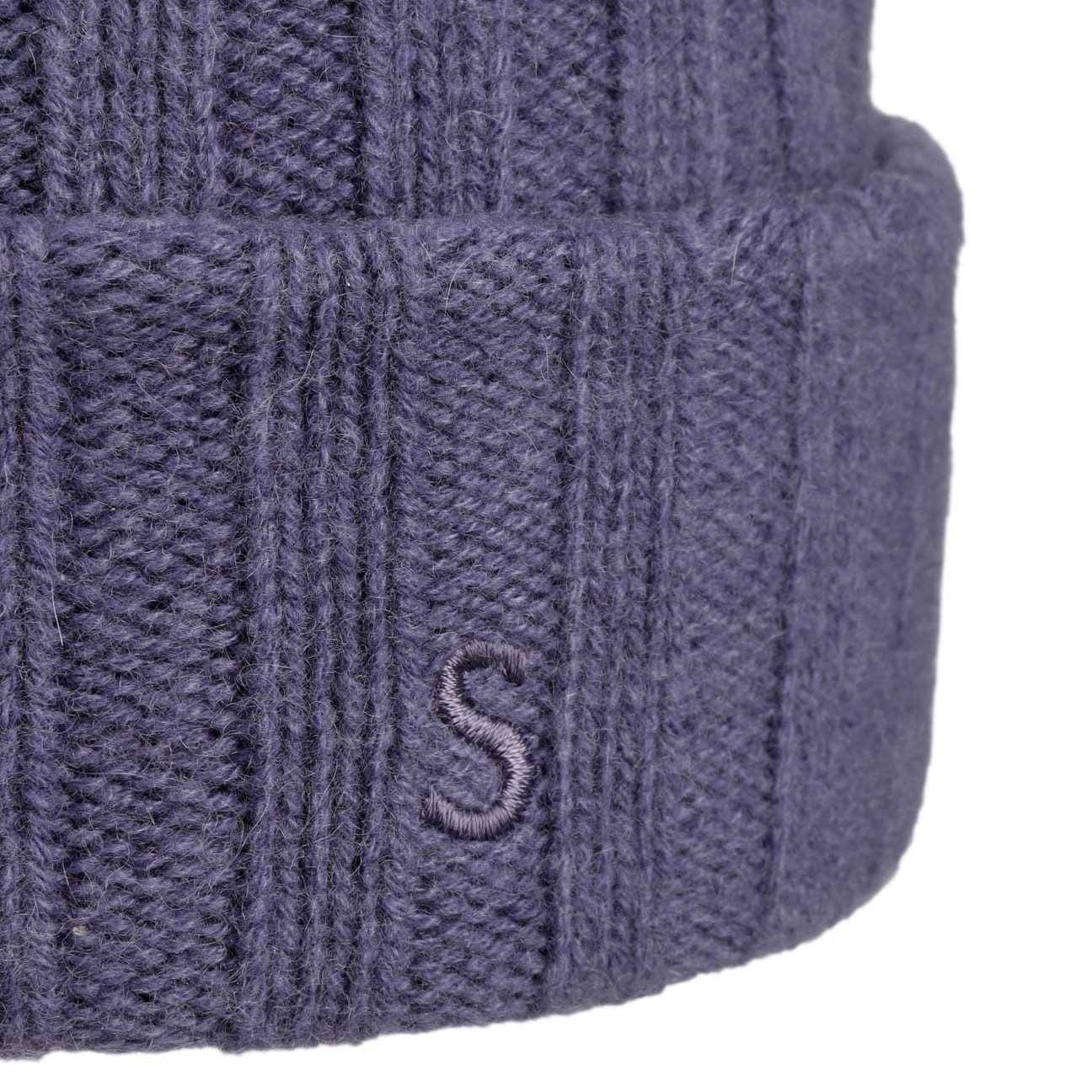 Stetson Strickmütze (1-St) Rippmütze mit Umschlag