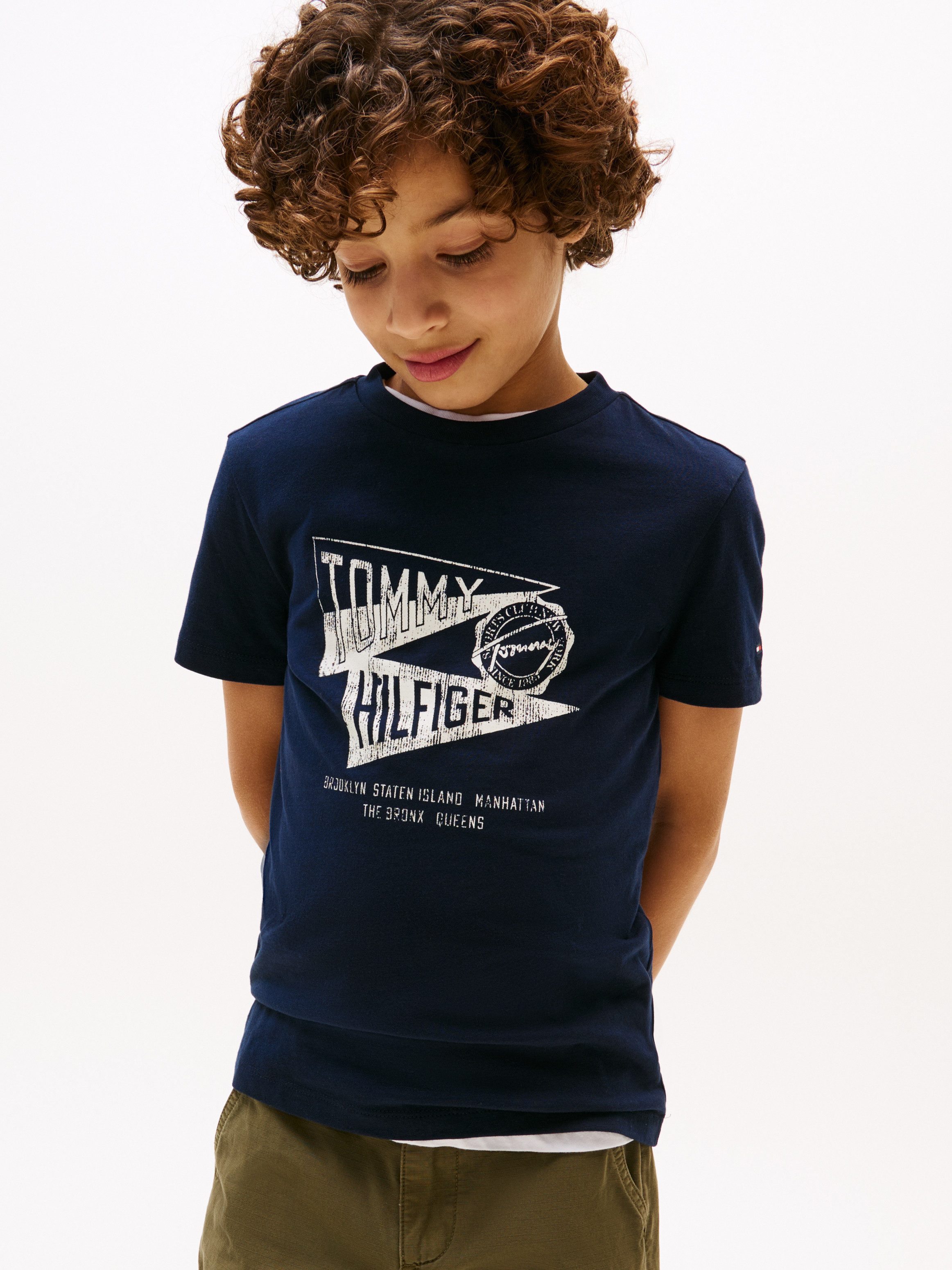 Tommy Hilfiger T-Shirt TEXTURED GRAPHIC PRINT günstig online kaufen
