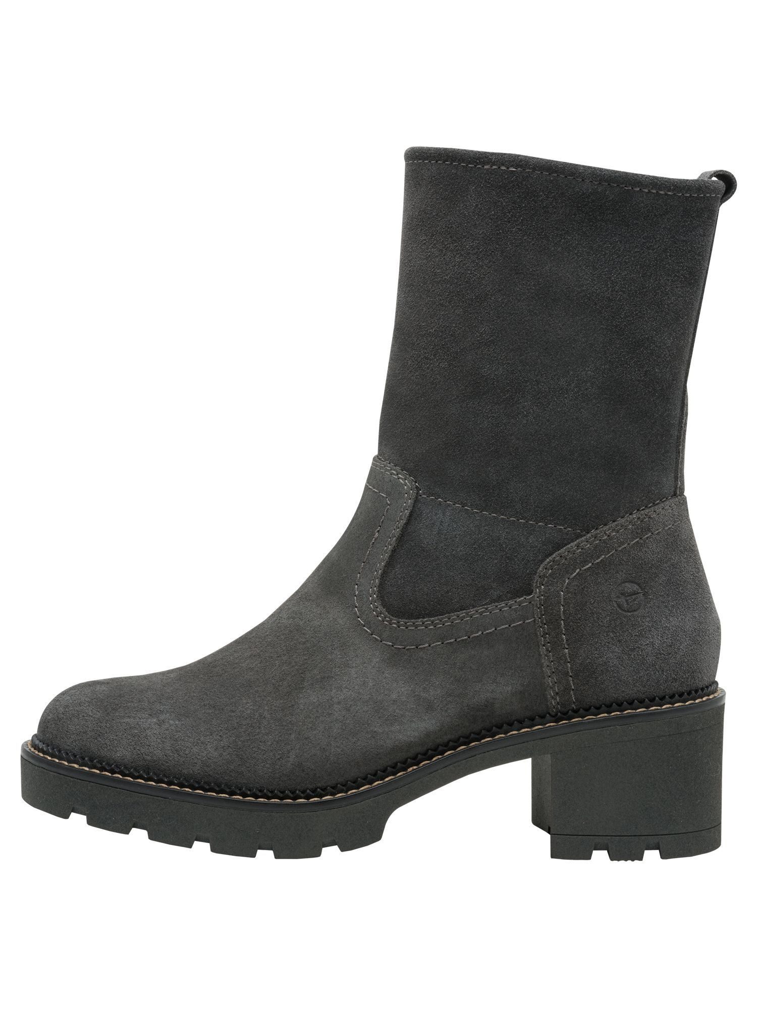 Tamaris WIDE FIT comfortFit, Removable Sock aus Leder Stiefelette comfortFit