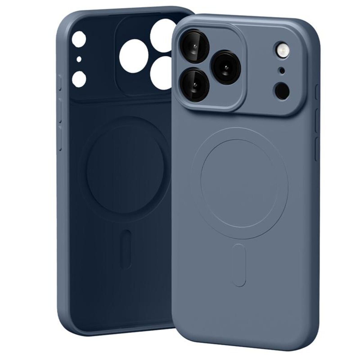 Mercury Handyhülle Semi-Silikon Magnetisch Kompatibel mit iPhone 18 Pro / 17 Pro 6,3, Magnetring und Mikrofaserfutter