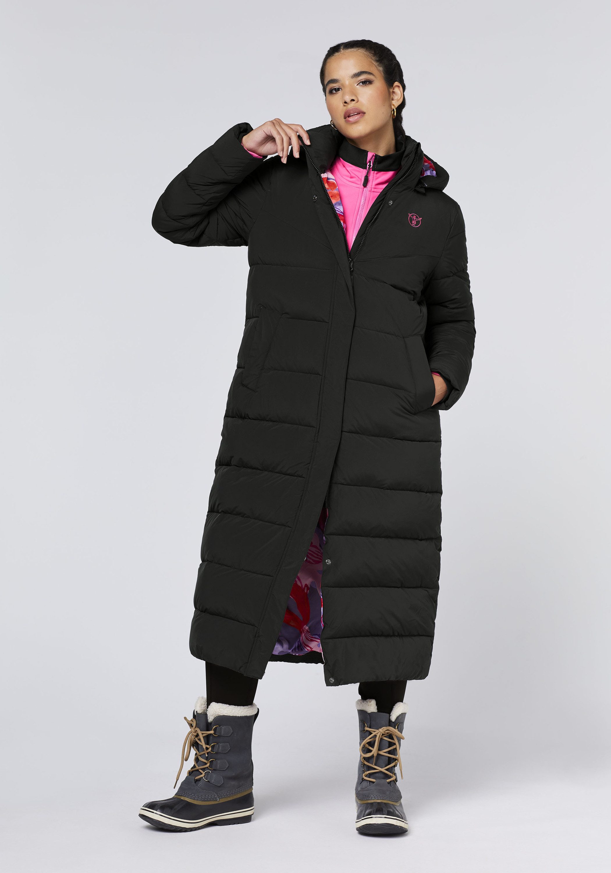 Chiemsee Parka Mantel im gesteppten Puffer-Design 1