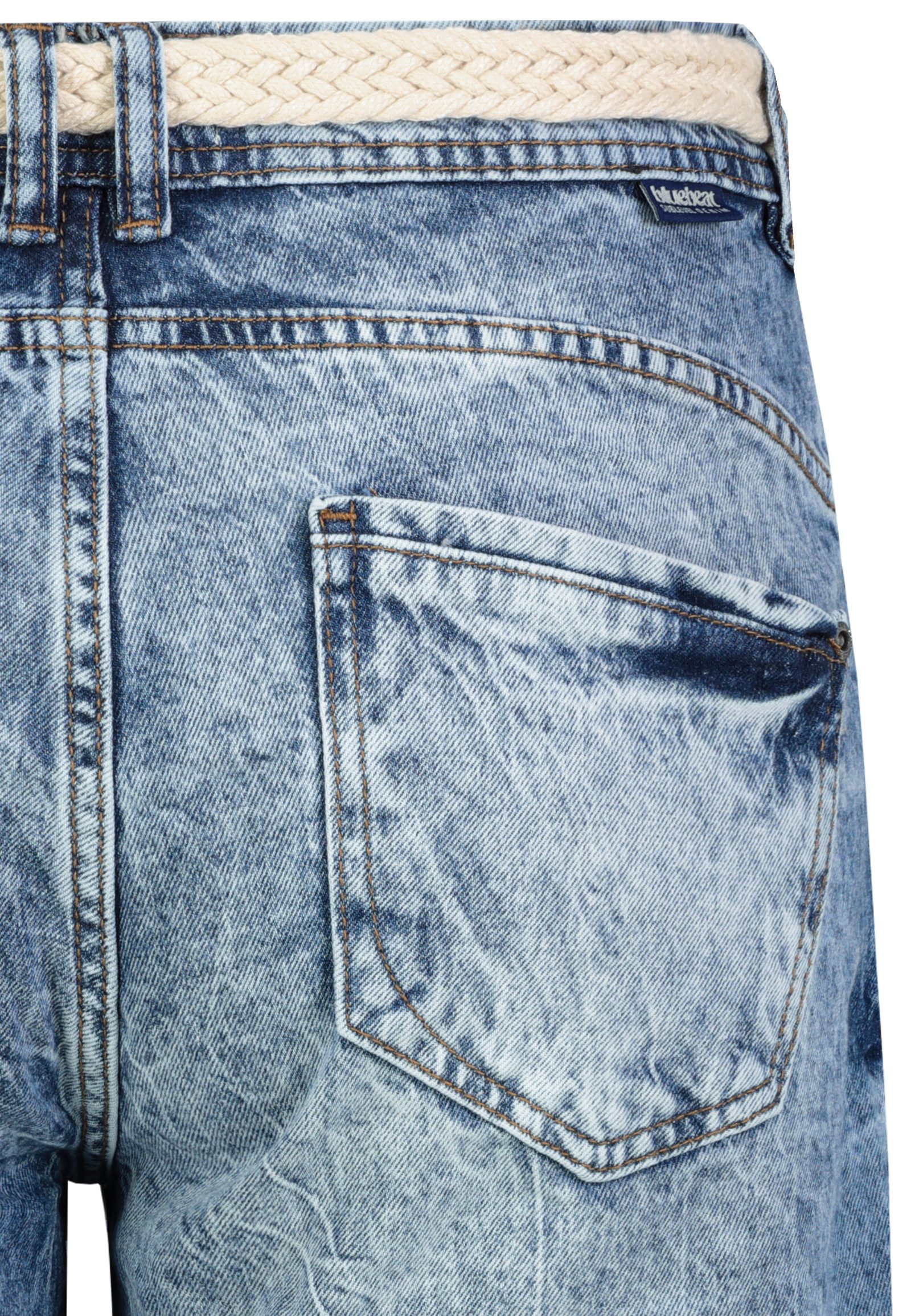 SUBLEVEL Bermudas Damen Jeans Shorts Bermuda Kurze Hose Short Denim 5- Pocket Sommer – Bild 4 von 5