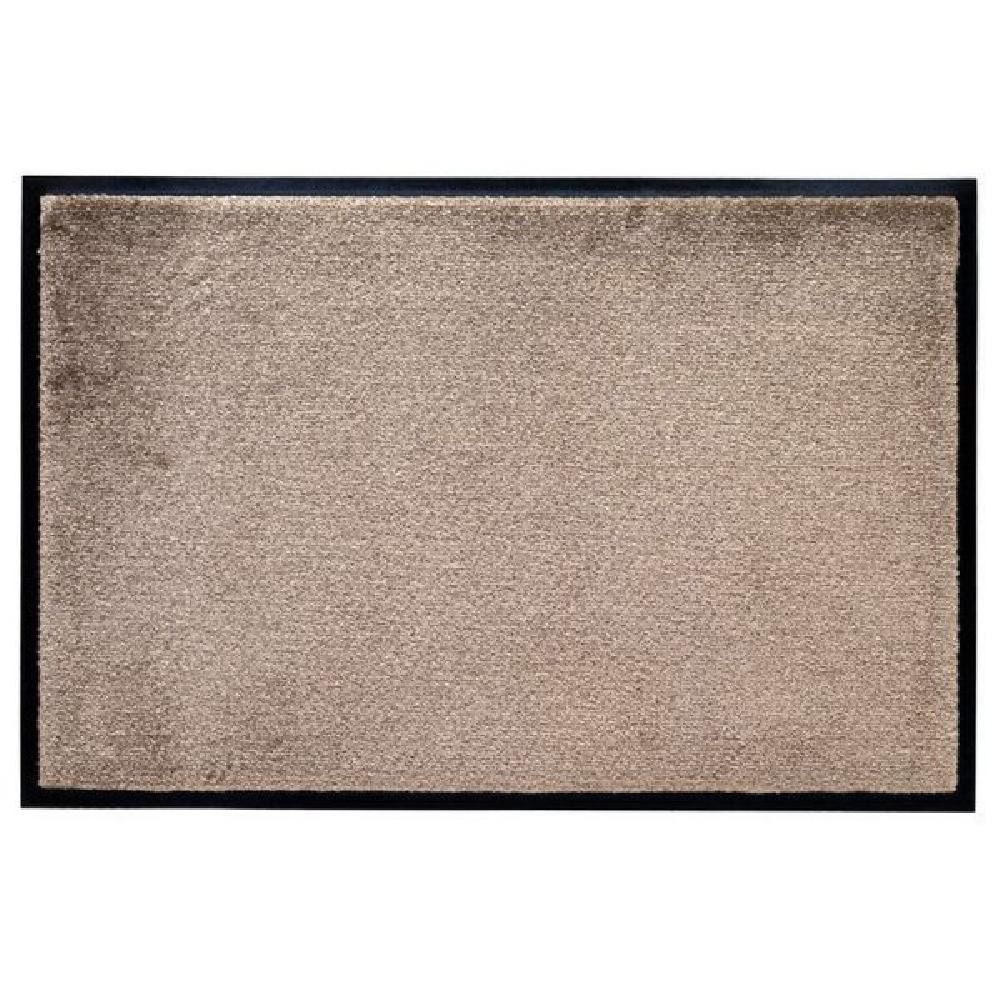 Giftcompany Fußmatte waschbare Fußmatte Uni Beige (75x50cm)