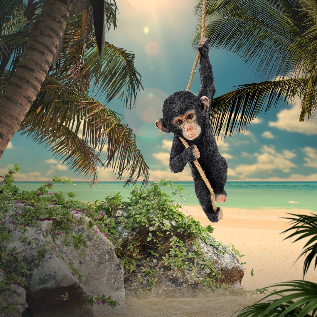 abc HOME Dekofigur Verspielter Affe am Seil günstig online kaufen