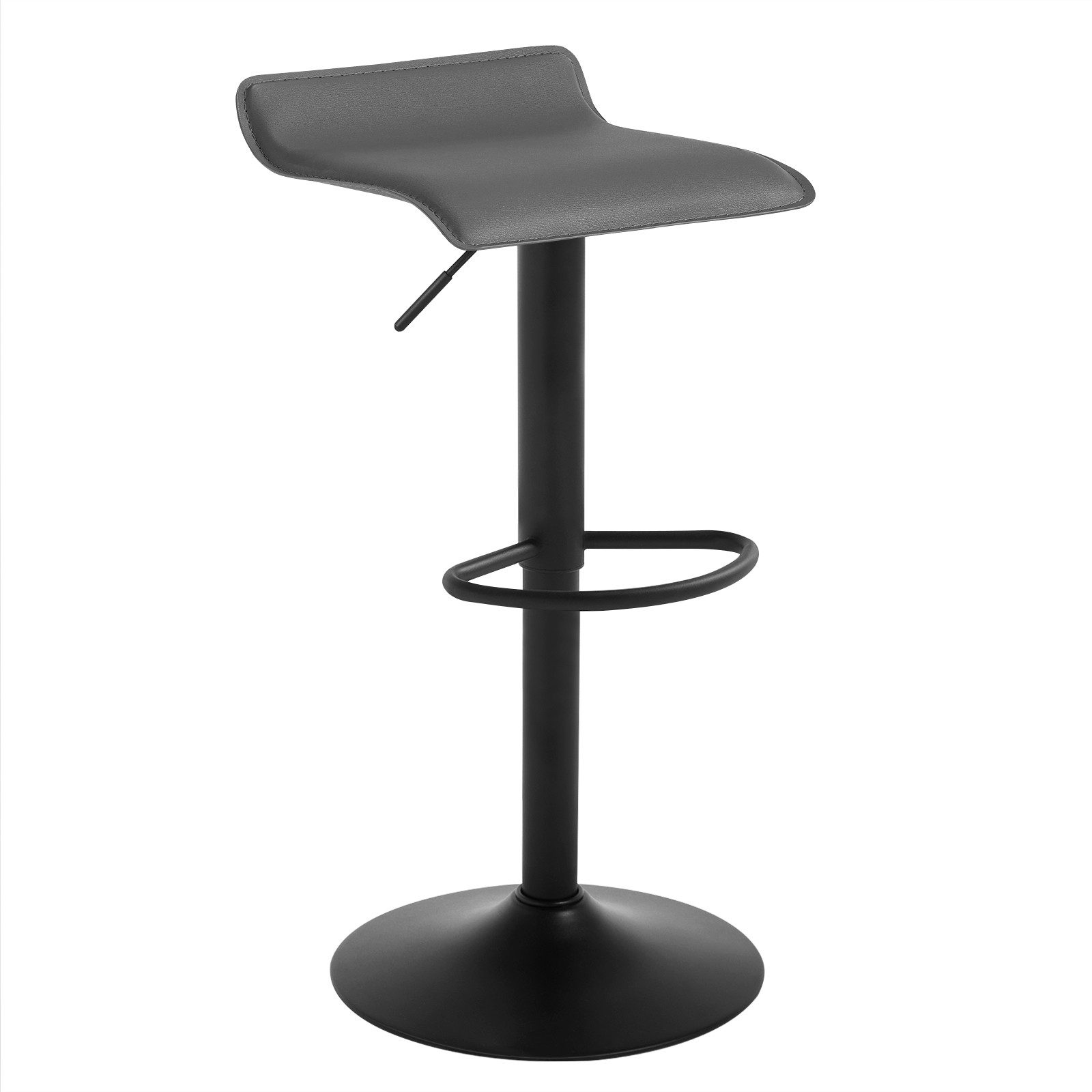 Woltu Barhocker (1 St), Design Hocker stufenlose Höhenverstellung Kunstlede günstig online kaufen