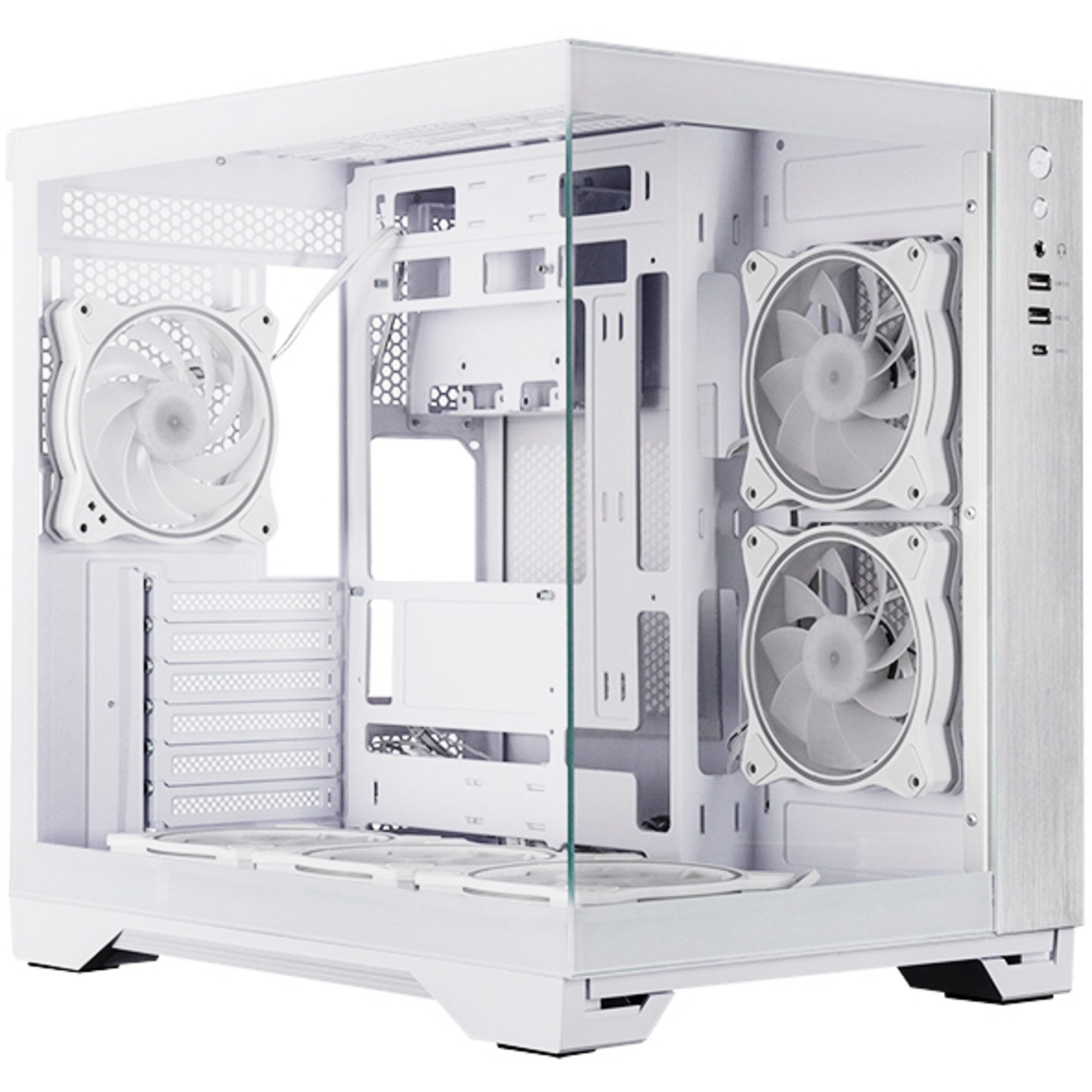 Chieftec PC-Gehäuse Chieftec Visio GM-30W-TG-OP, Tower-Gehäuse