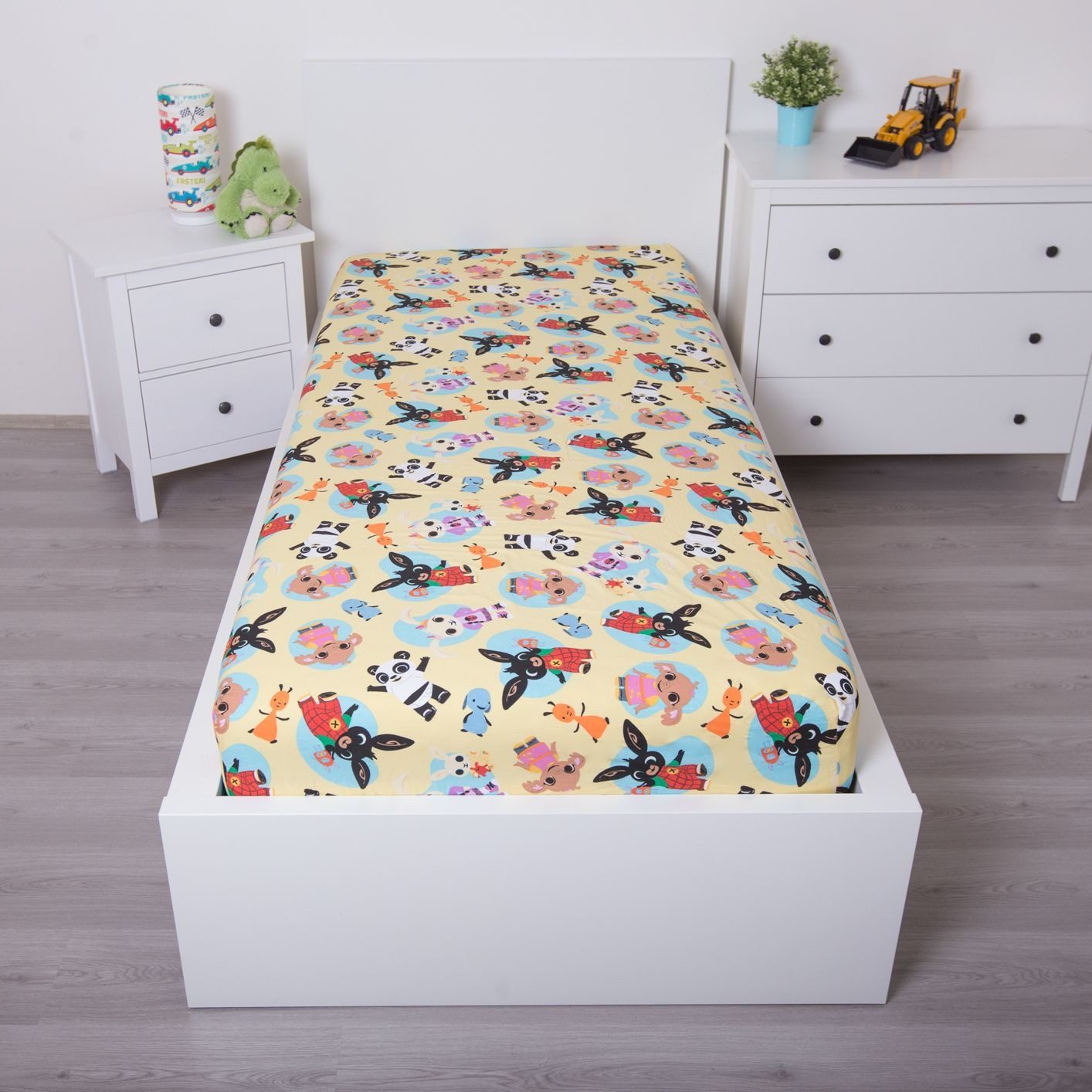Bing Spannbettlaken 90x200 cm aus 100 % Baumwolle mit 25 cm Steghöhe, Baumwolle, (1 Stück), aus Baumwolle – Bild 2 von 2