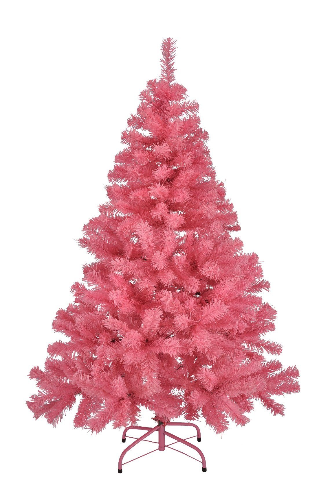 GartenHero Künstlicher Weihnachtsbaum Künstlicher Weihnachtsbaum rosa 150 cm Tannenbaum Baum Weihnachten