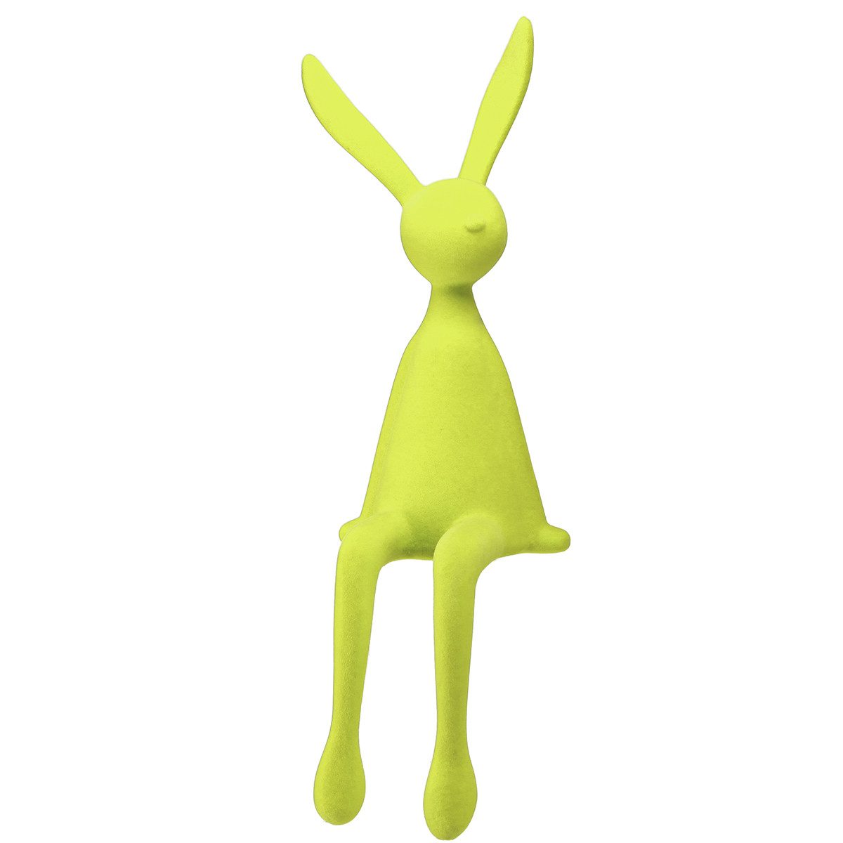 Florists Products Osterhase Kantenhocker Hase für Osterdekoration mit beflockter Oberfläche