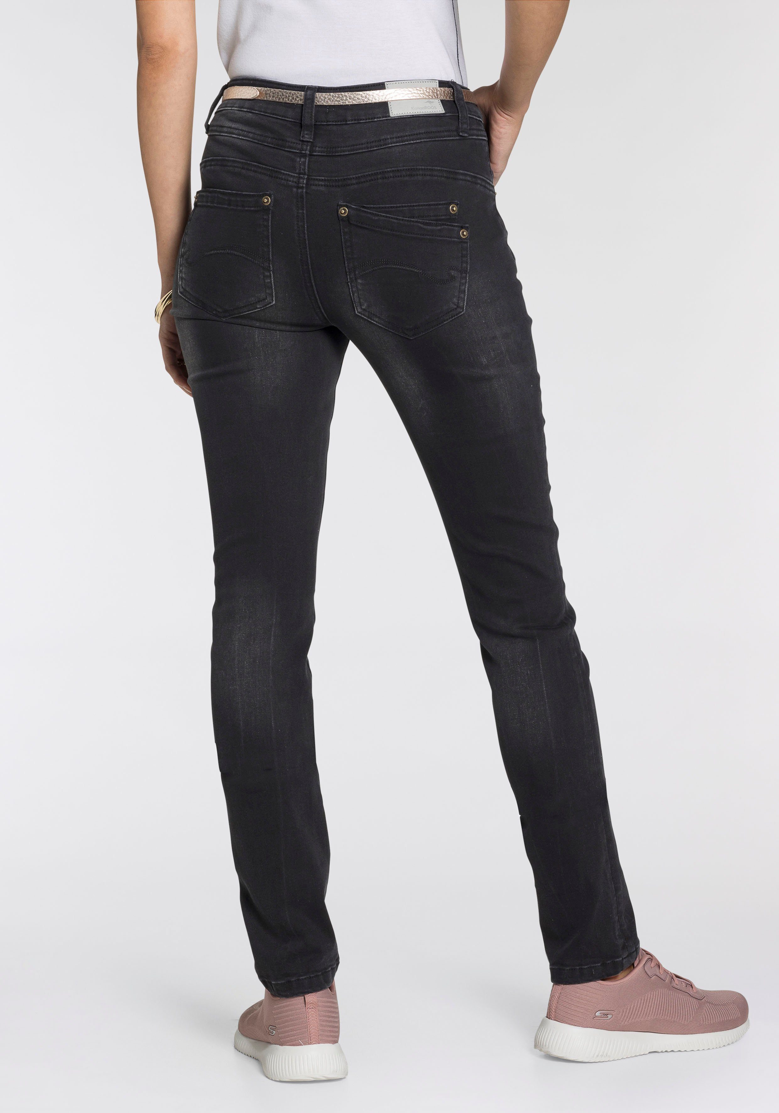 black-used Relax-fit-Jeans KangaROOS RELAX-FIT WAIST HIGH