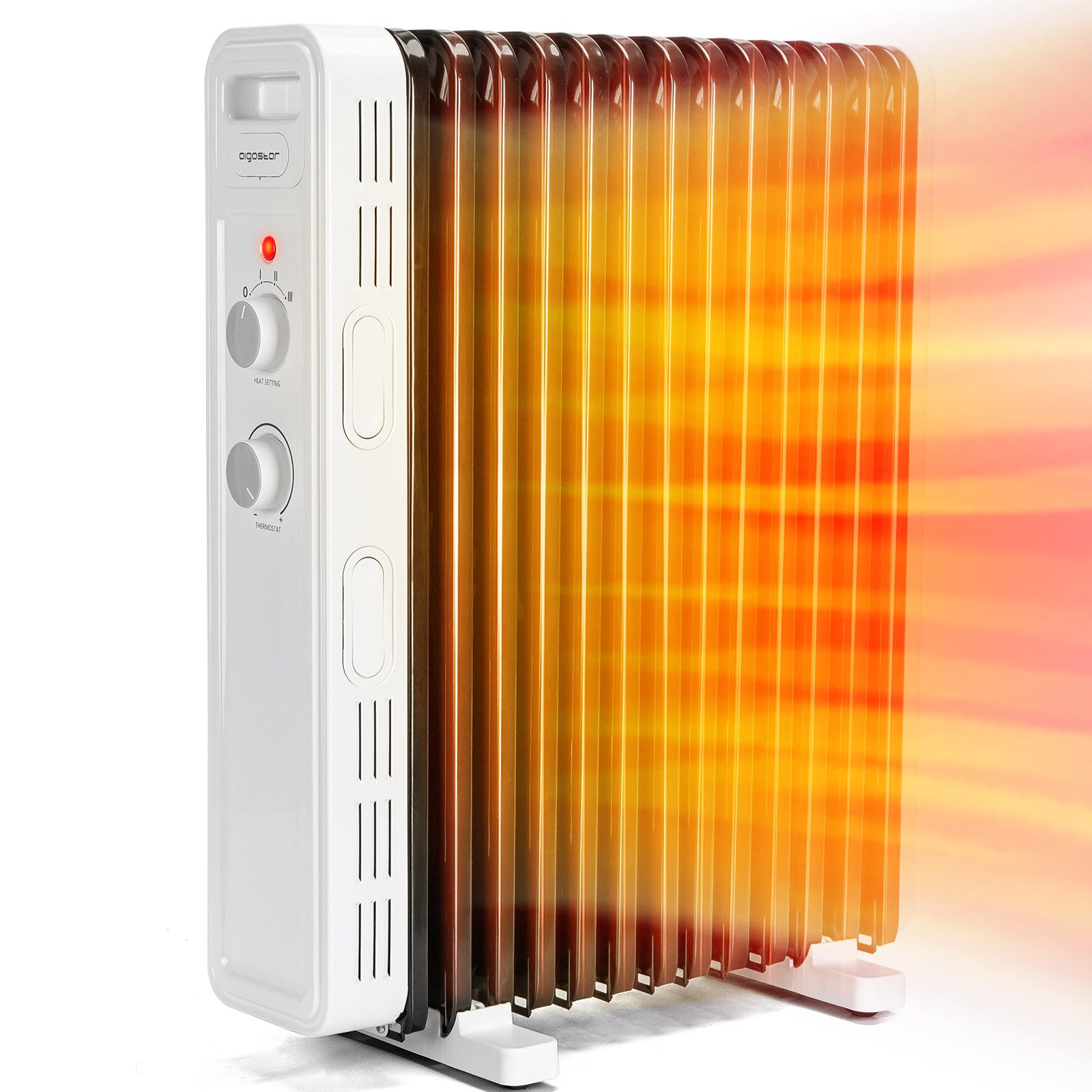 Aigostar Ölradiator Energiesparend Heizkörper mit Thermostat, Mobiler Elekt günstig online kaufen