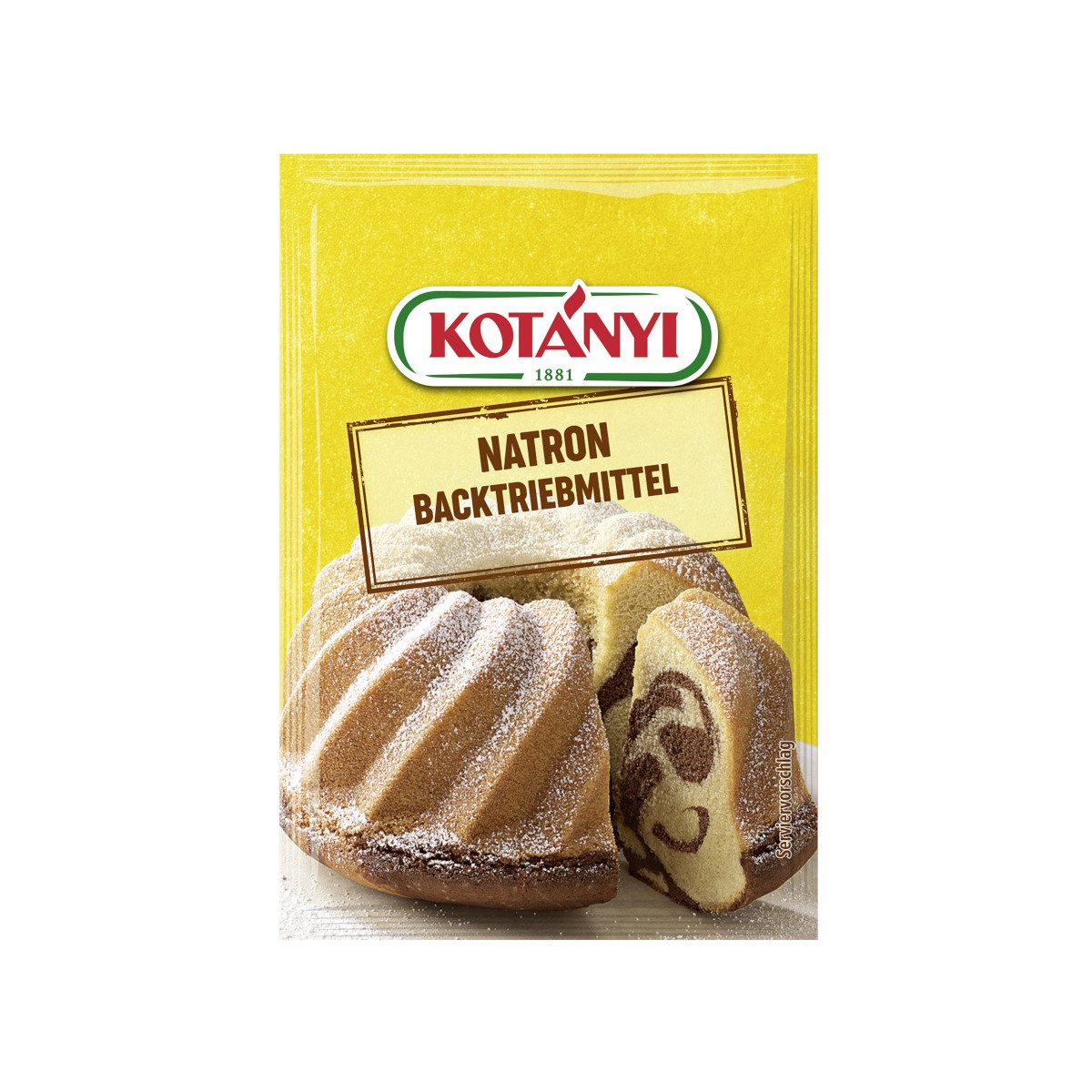 KOTANYI Gewürz, Kotanyi Natron Backtriebmittel 3x5g natürliches Hausmittel Packung 15g