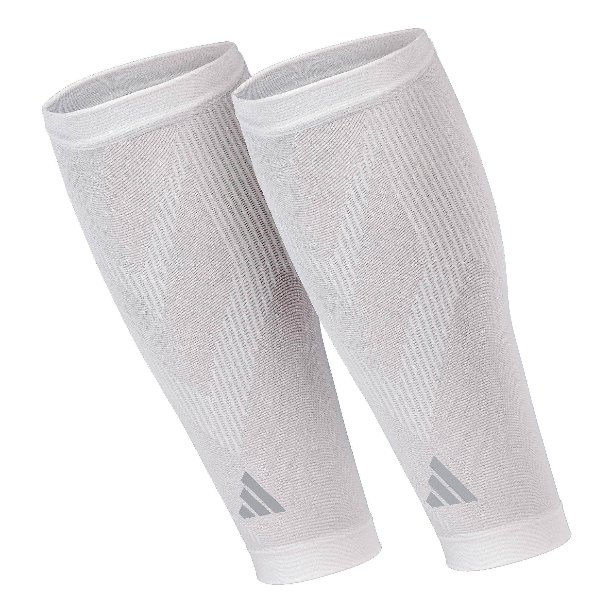 adidas Performance Beinstulpen Adidas Compression Calf Sleeves Weiß in verschiedene Größen