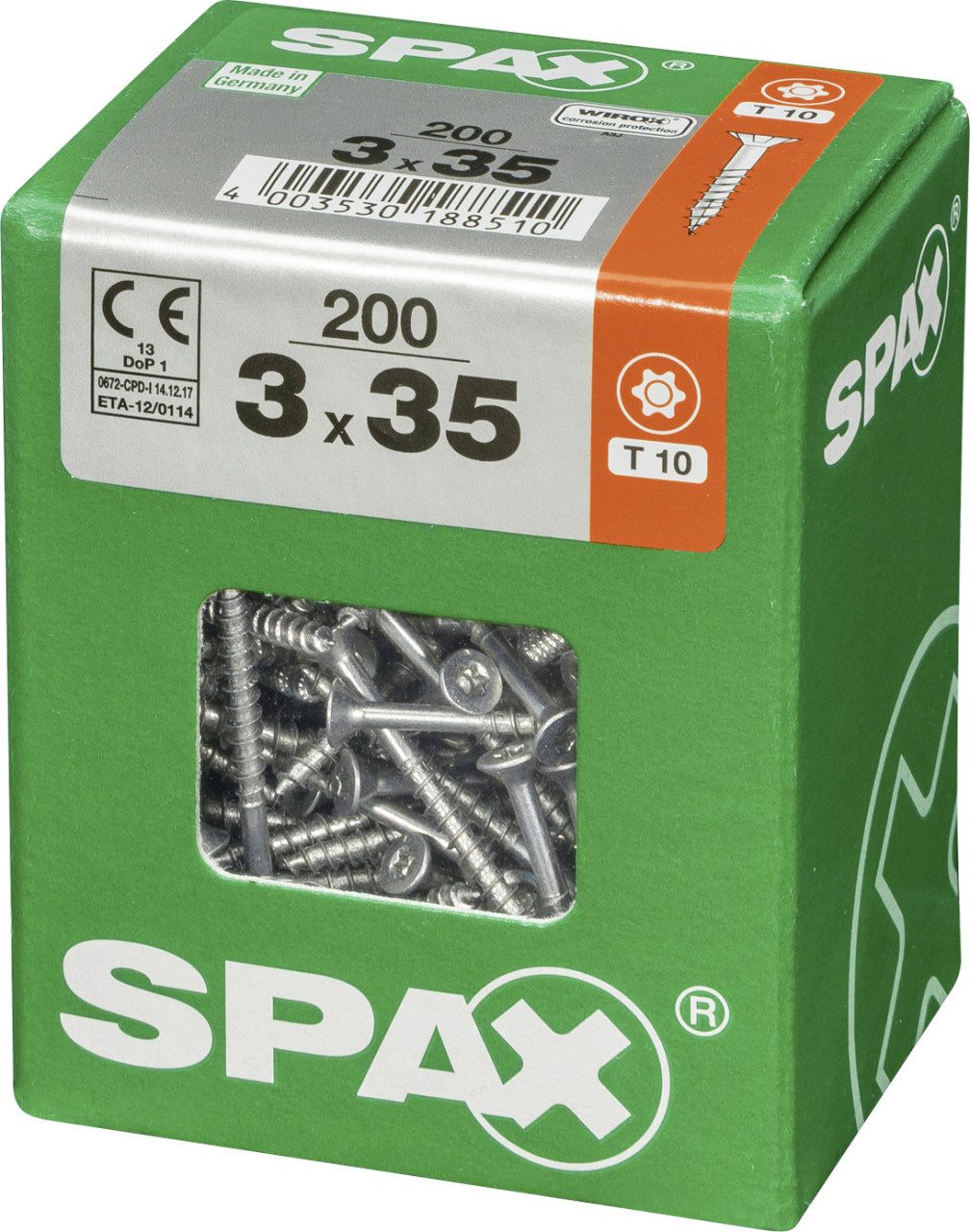 SPAX Holzbauschraube Spax Universalschrauben 3.0 x 35 mm TX 10 - 200