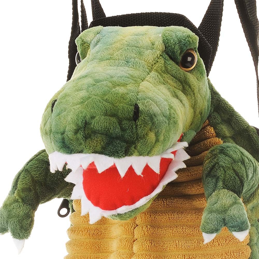Euro Souvenirs Kostüm Rucksack Dinosaurier aus Plüsch 23x32x45cm