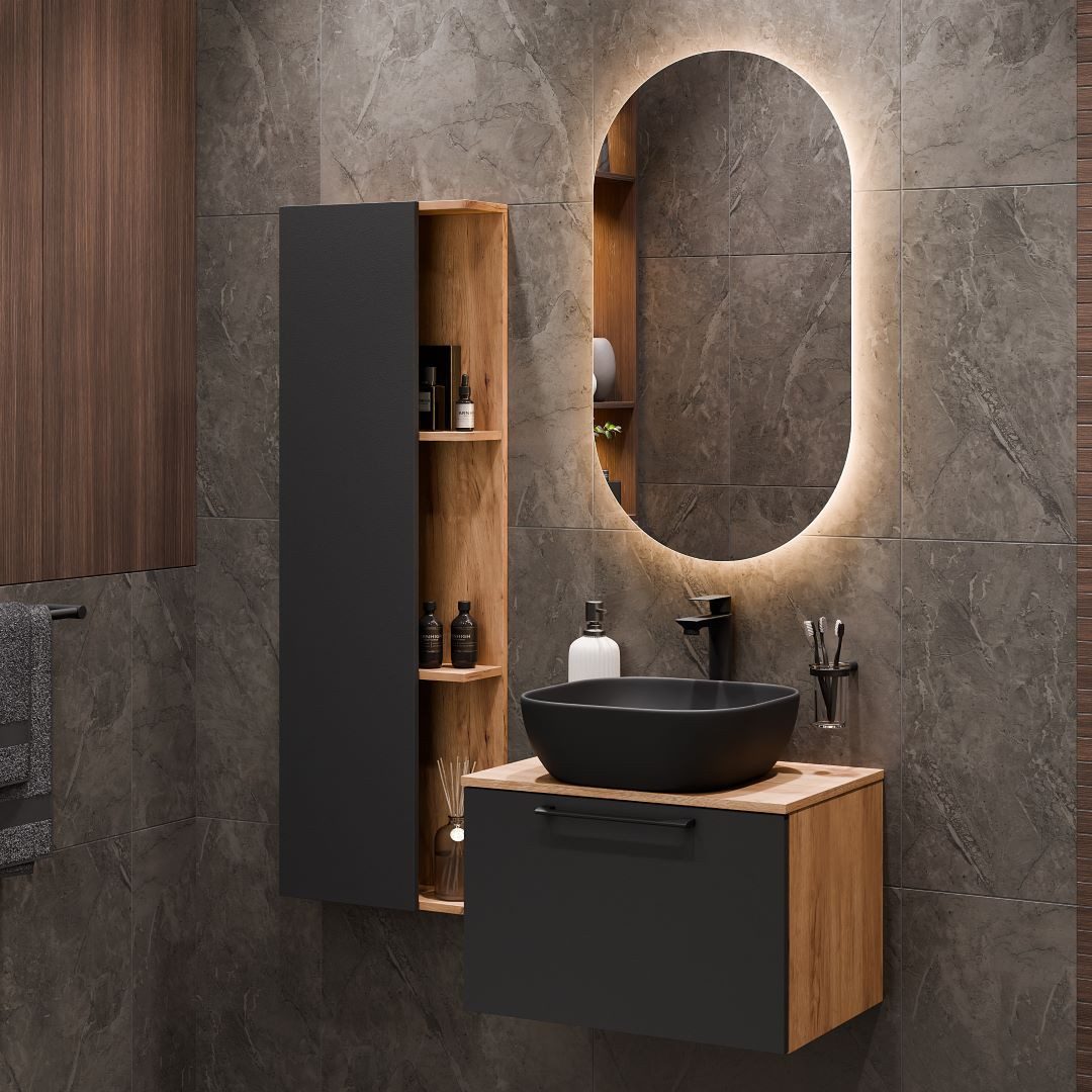 Planetmöbel Badmöbel-Set Astra, (Badezimmer Möbel im günstig online kaufen
