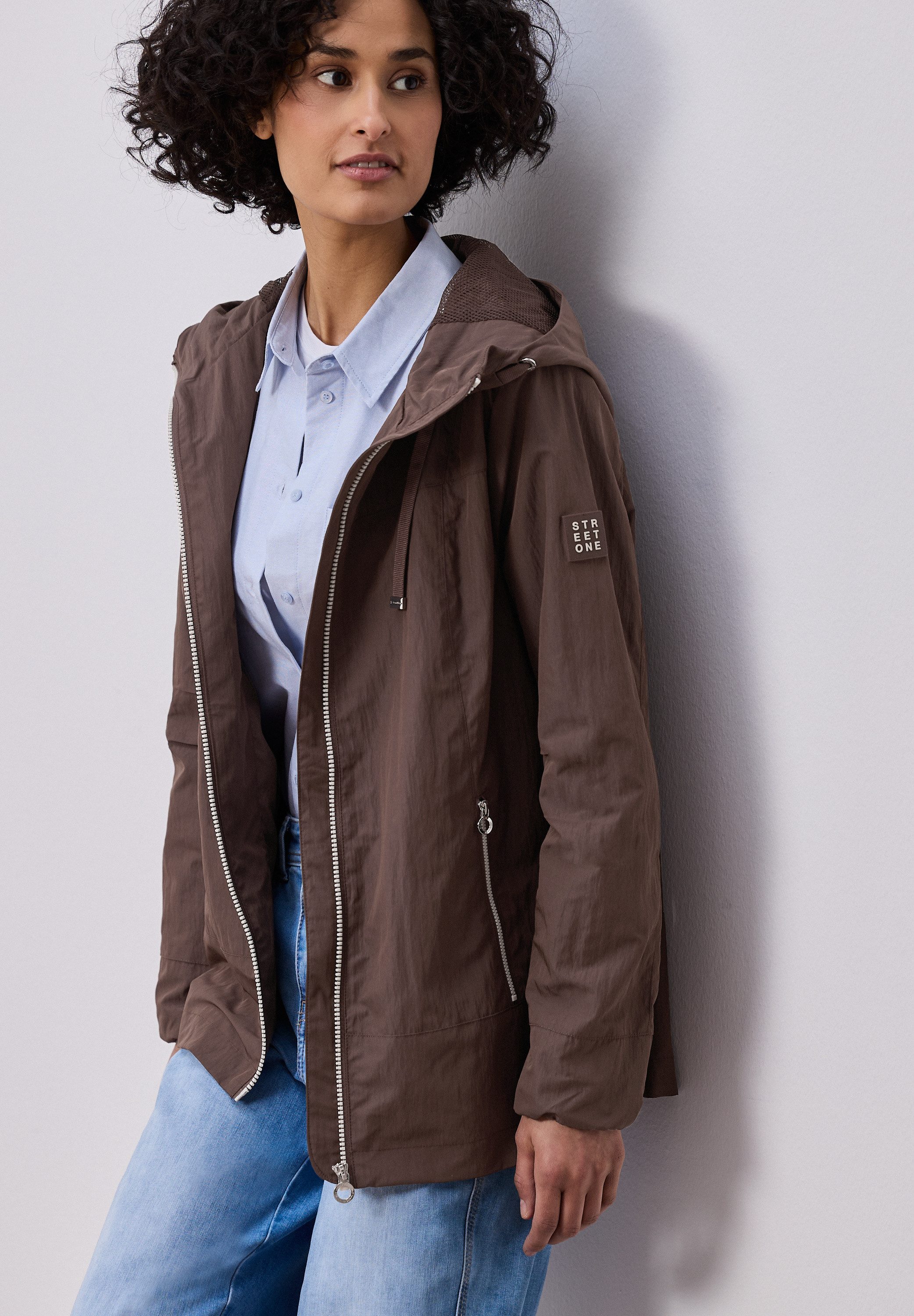 STREET ONE Kurzjacke mit Kapuze günstig online kaufen
