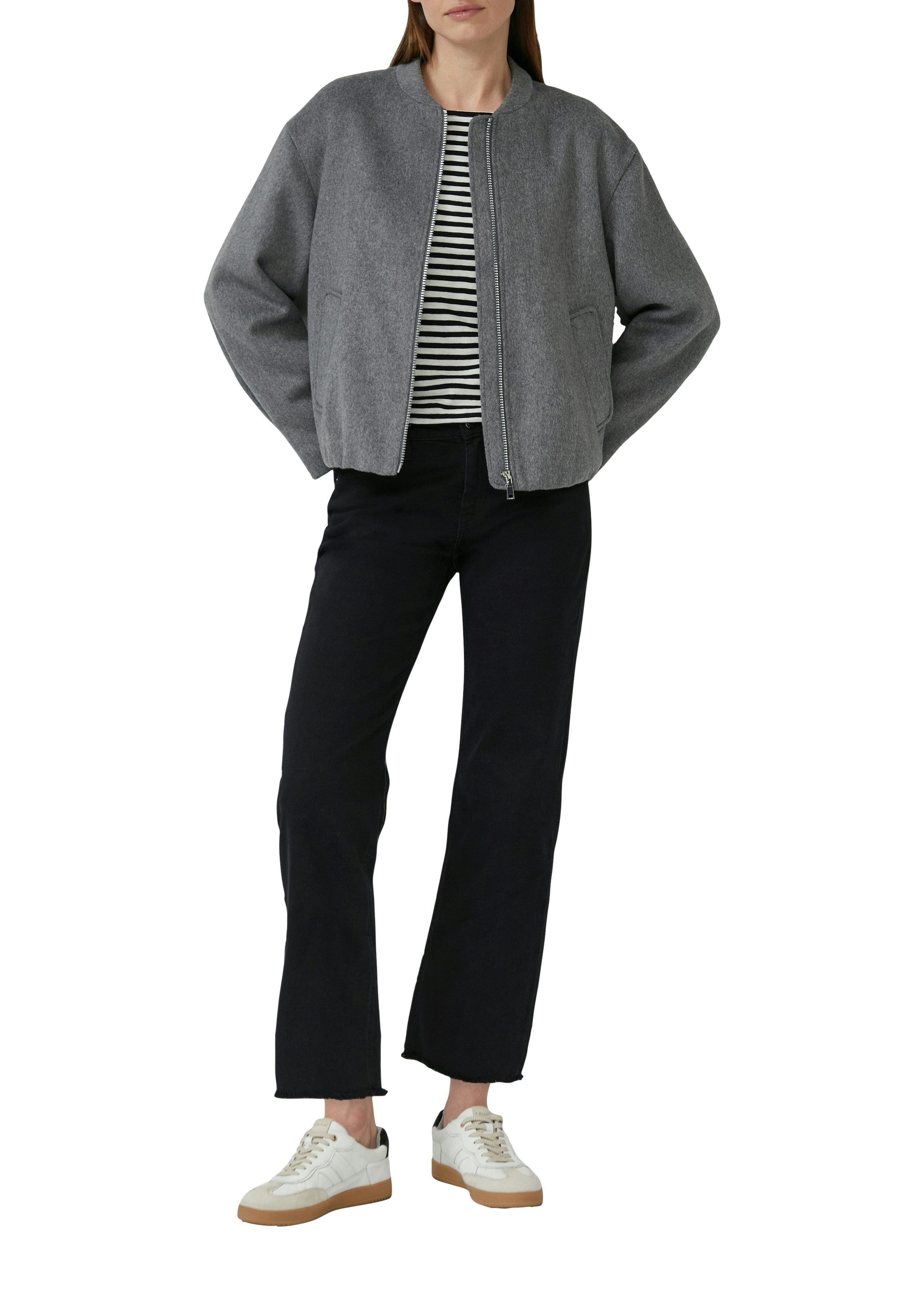 s.Oliver Langarmshirt mit Streifen Muster – Bild 3 von 4
