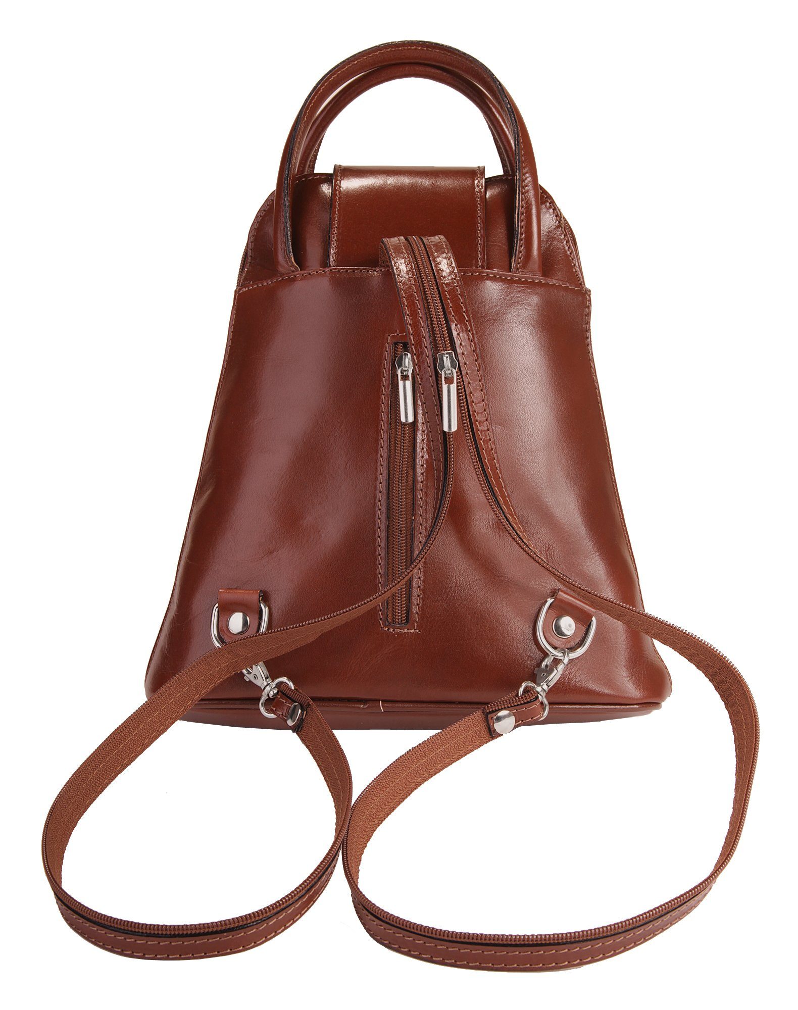 Piké Cityrucksack FATA BUONA, echt Leder, Made in Italy