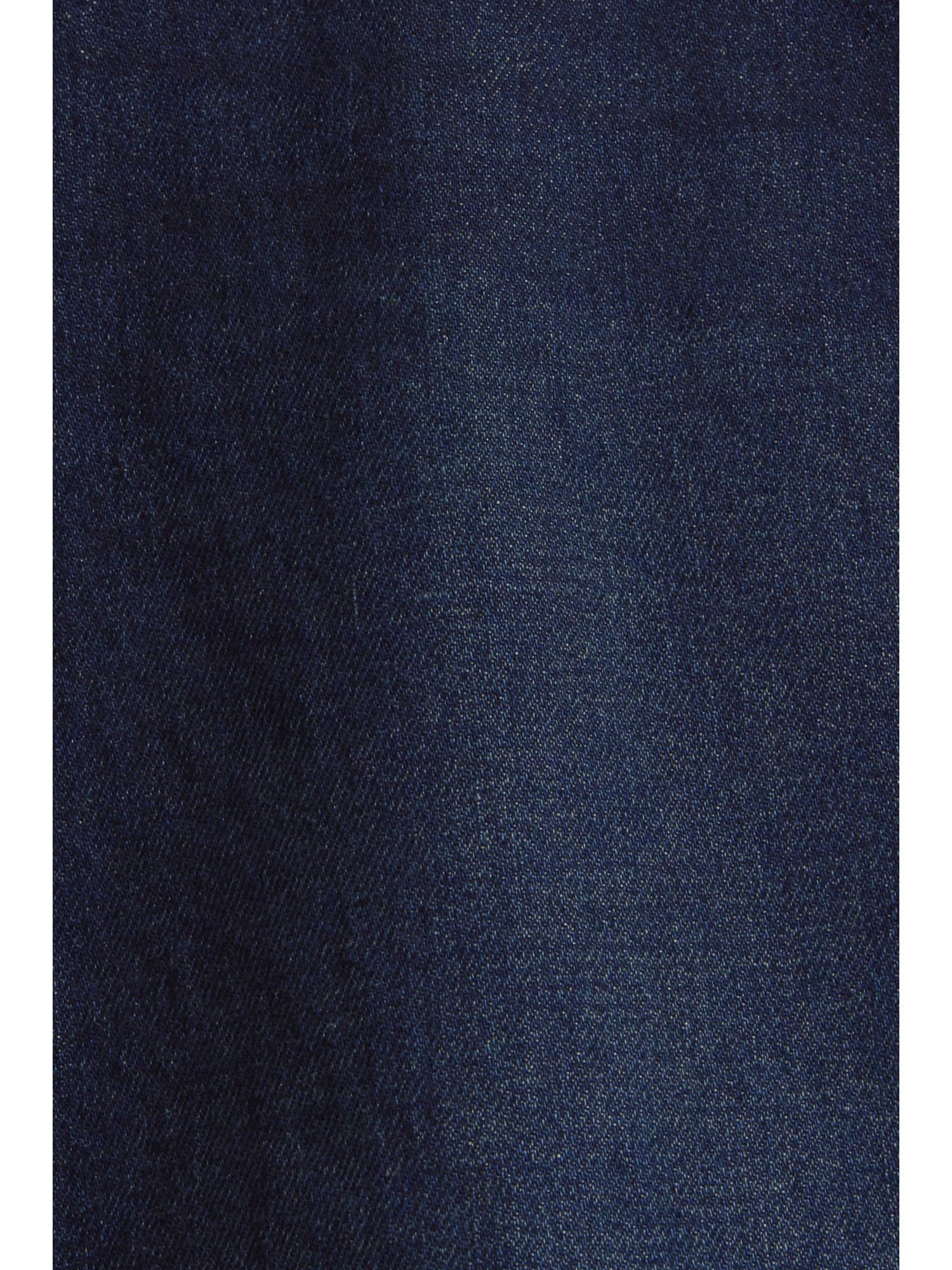 Jeansshorts aus Shorts Esprit Baumwolle DARK WASHED BLUE Jeans