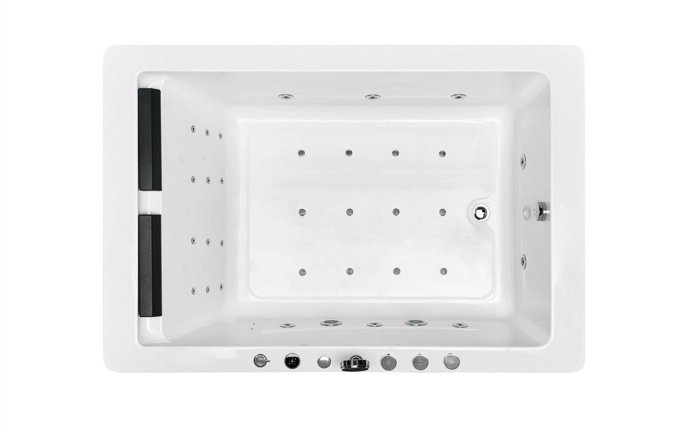 Thumbnail - JVmoebel Whirlpool-Badewanne Whirlpool Eckbadewanne Badewanne Wanne Spa Home 2 Personen, (1-tlg), Made in Europa