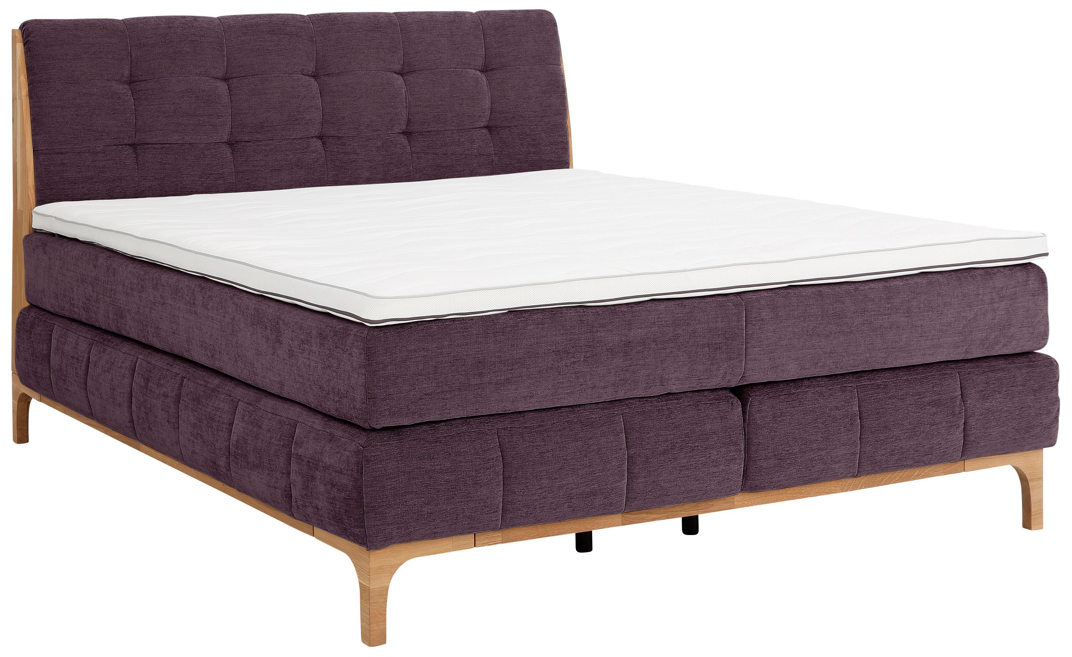 OTTO home Boxspringbett Jelle (5-St), zertifizierte, recycelte Bezugsstoffe, verschiedene Ausführungen