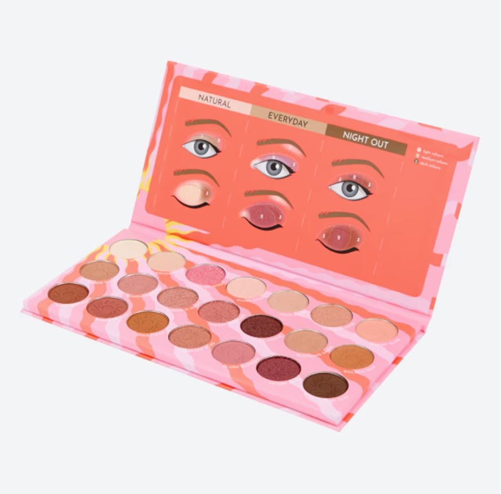 Max & More Lidschatten-Palette Lidschattenpalette Boho Vibes, 21-tlg.