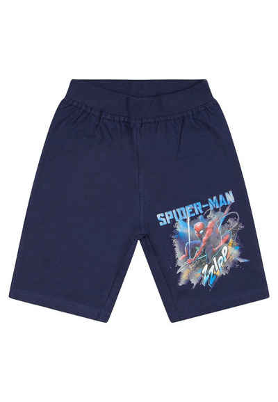 ONOMATO! Shorts Spider-Man Kinder kurze Hose Bermuda Jungen Shorts