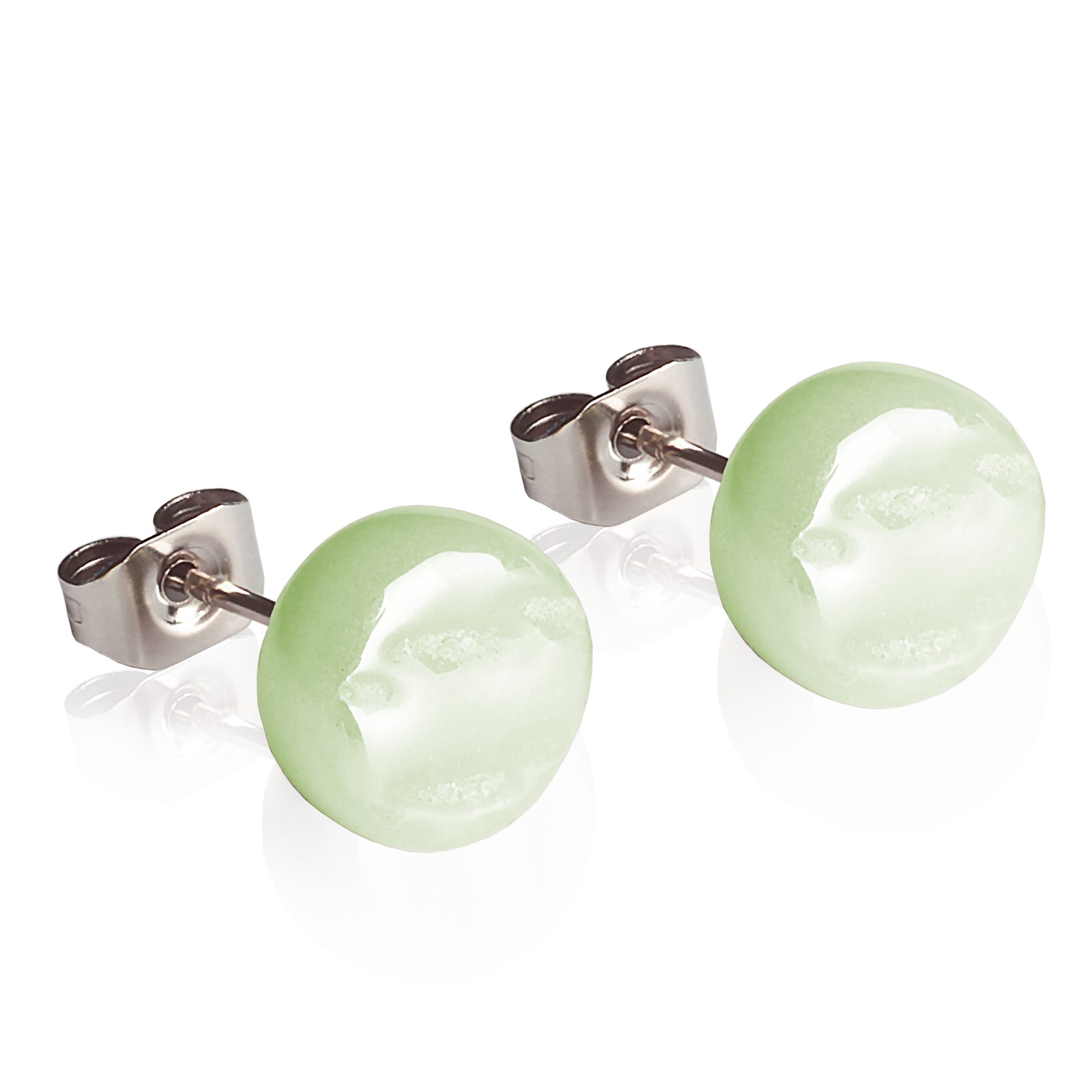 ALEXASCHA Paar Ohrstecker Glasohrstecker in Perlmuttoptik günstig online kaufen