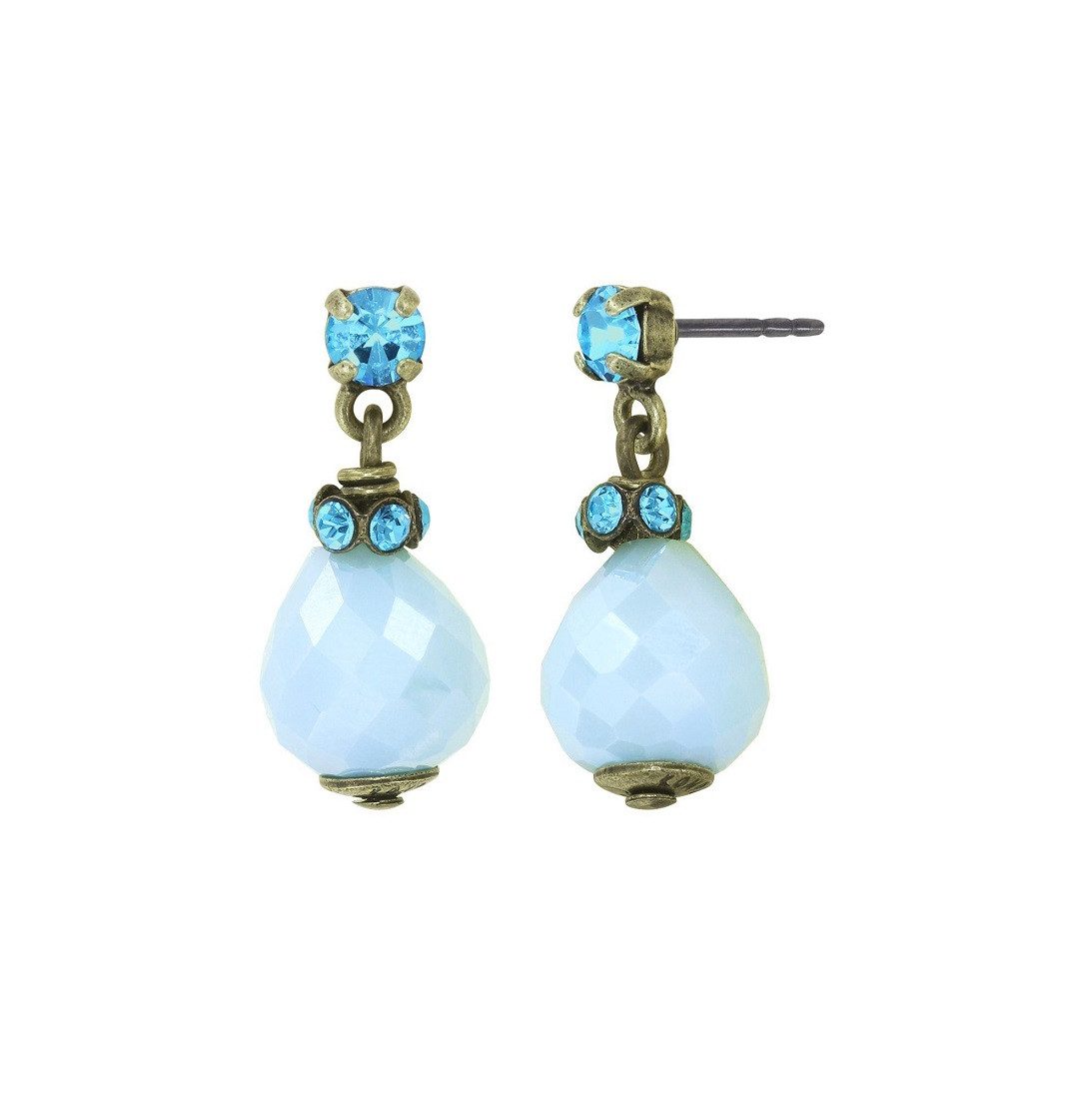 KONPLOTT Paar Ohrstecker Konplott: pendelnde Ohrstecker Merry Go Round - Tropfen