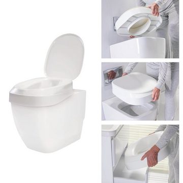 Invacare Toilettensitzerhöhung Toilettensitzerhöhung Aquatec 90 Ergo ohne Deckel