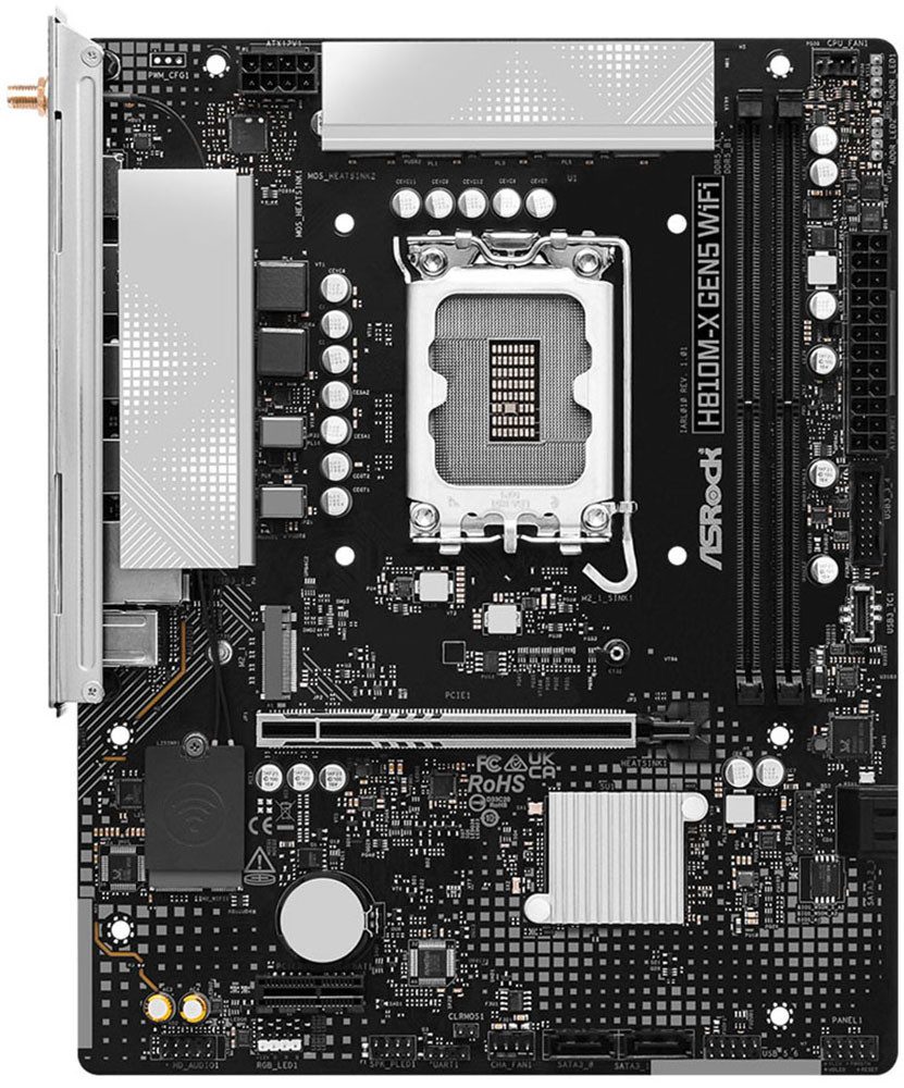 Asrock H810M-X Gen5 WiFi Mainboard