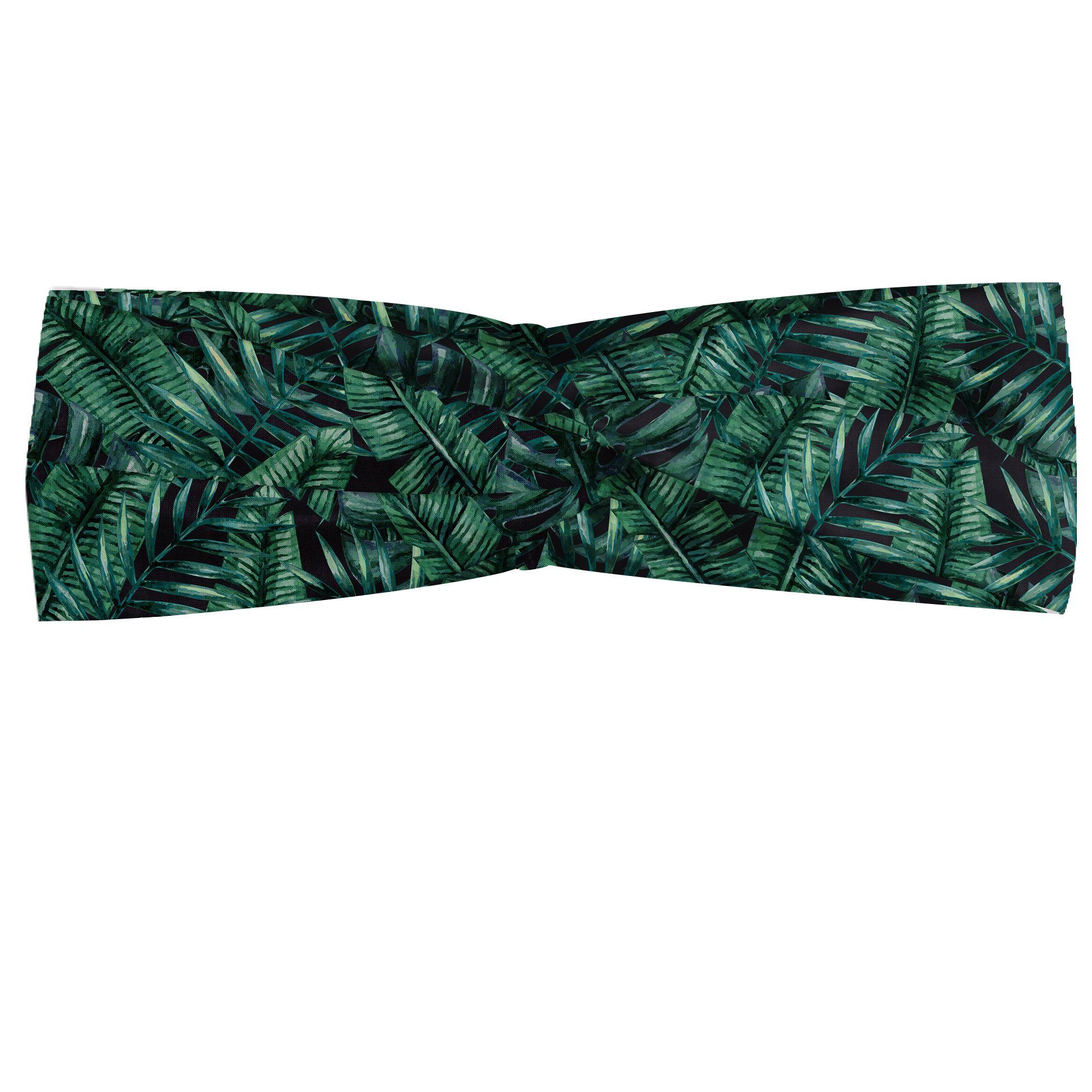 Abakuhaus Stirnband Elastisch und Angenehme alltags accessories Palmblatt Frischer Hawaii Sommer