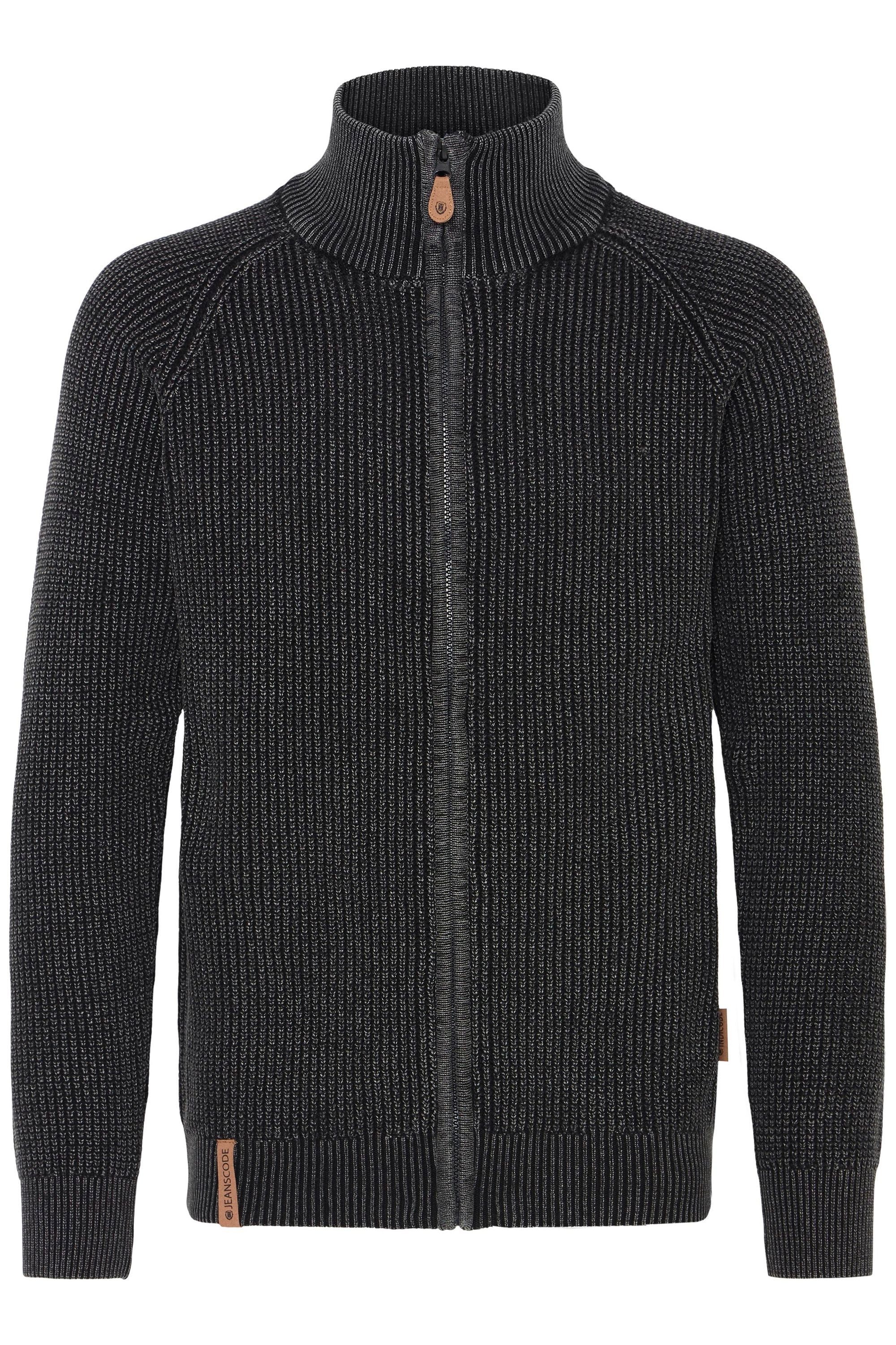 Indicode Strickjacke IDRockly Modische Strickjacke mit Stehkragen günstig online kaufen