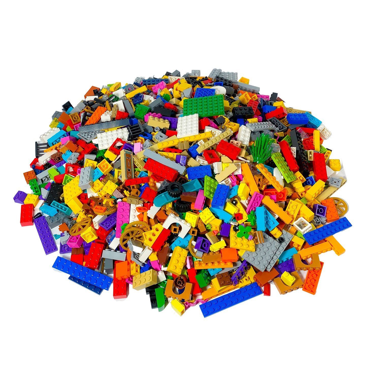 LEGO® Spielbausteine LEGO® Steine Bunt gemischt - 50 gr. - ca. 50 Stück - Colorful bricks mix - NEU, (Creativ-Set, 50 St), Made in Europe
