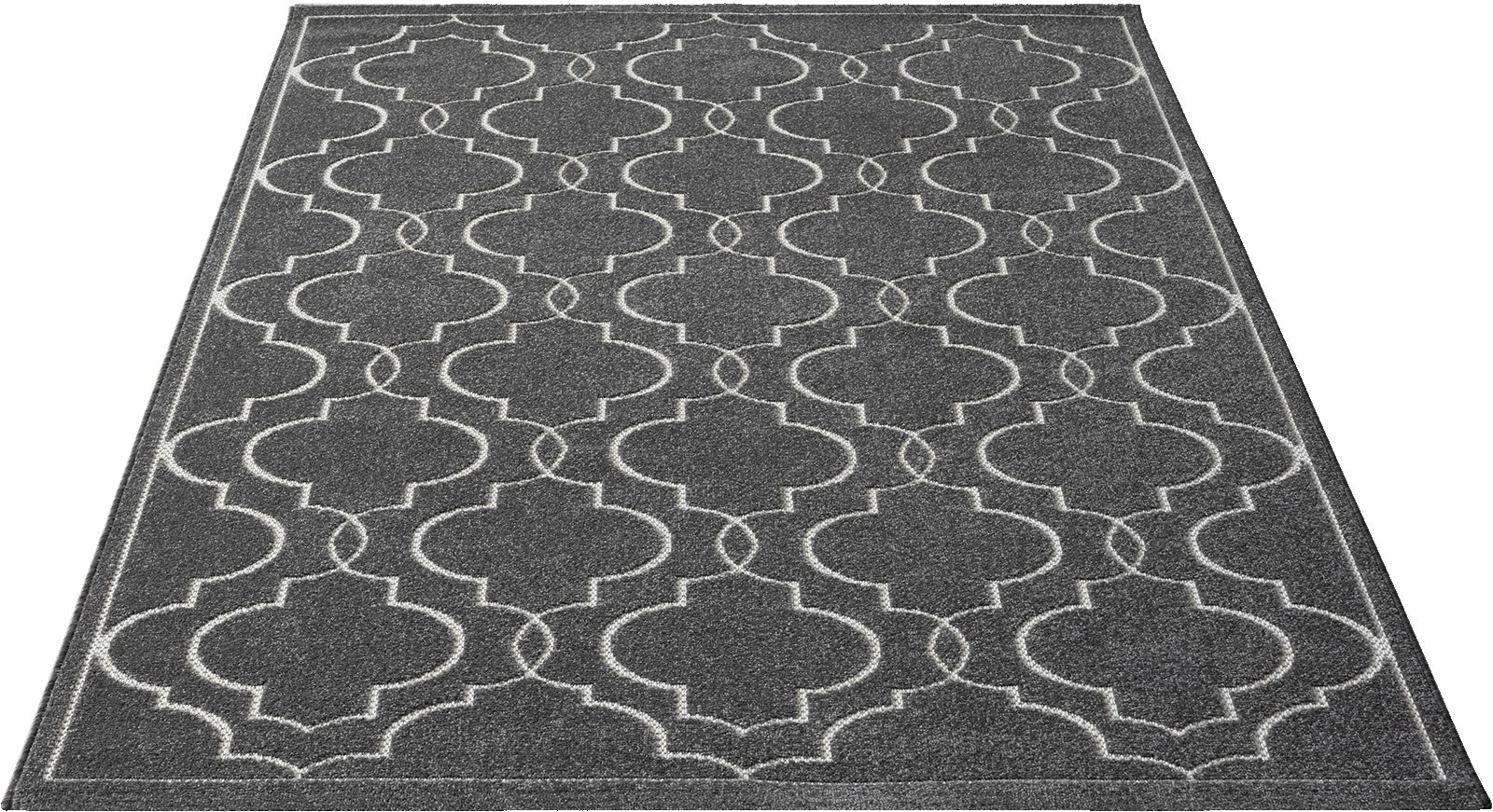 Teppich Teppich Santo wetterfest, carpet, the Anthrazit Outdoor Rechteck Teppich Plus
