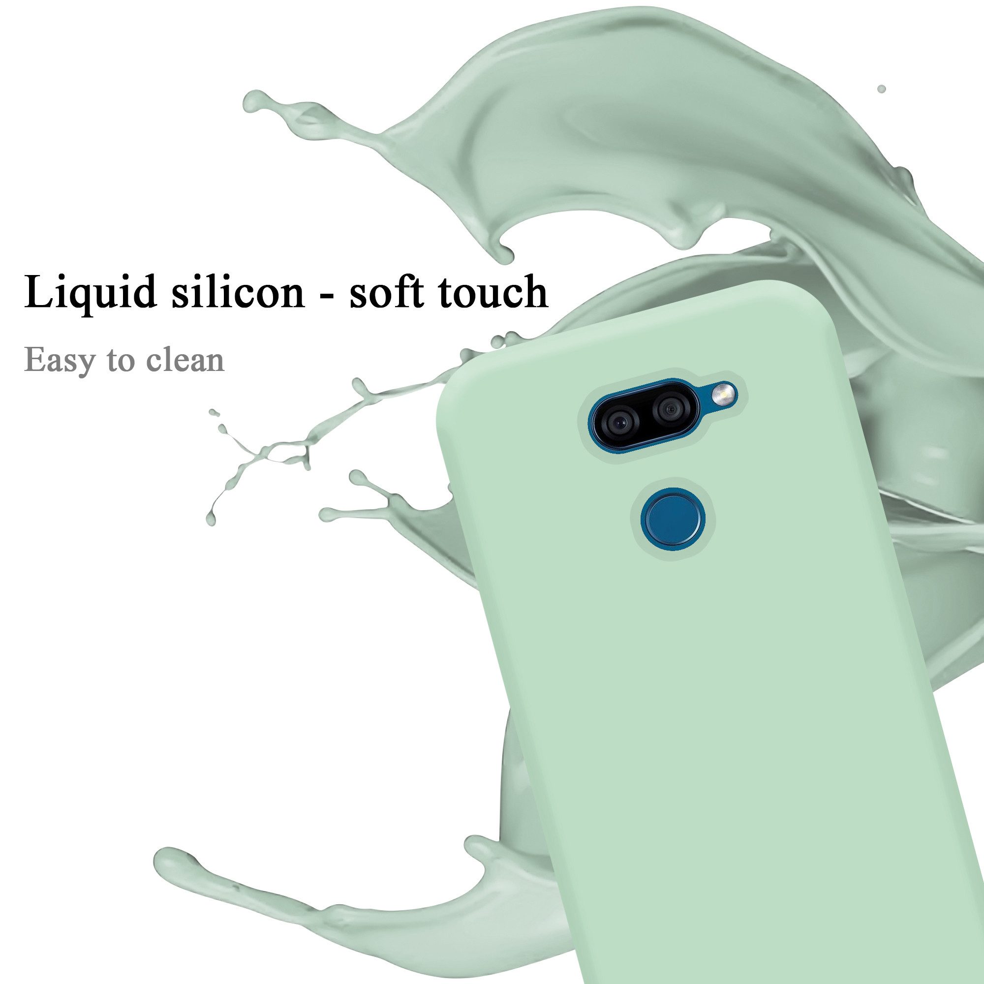 Cadorabo Handyhülle für LG K40S Hülle LG K40S, Flexible Hülle TPU Silikon Schutzhülle Back Cover Case